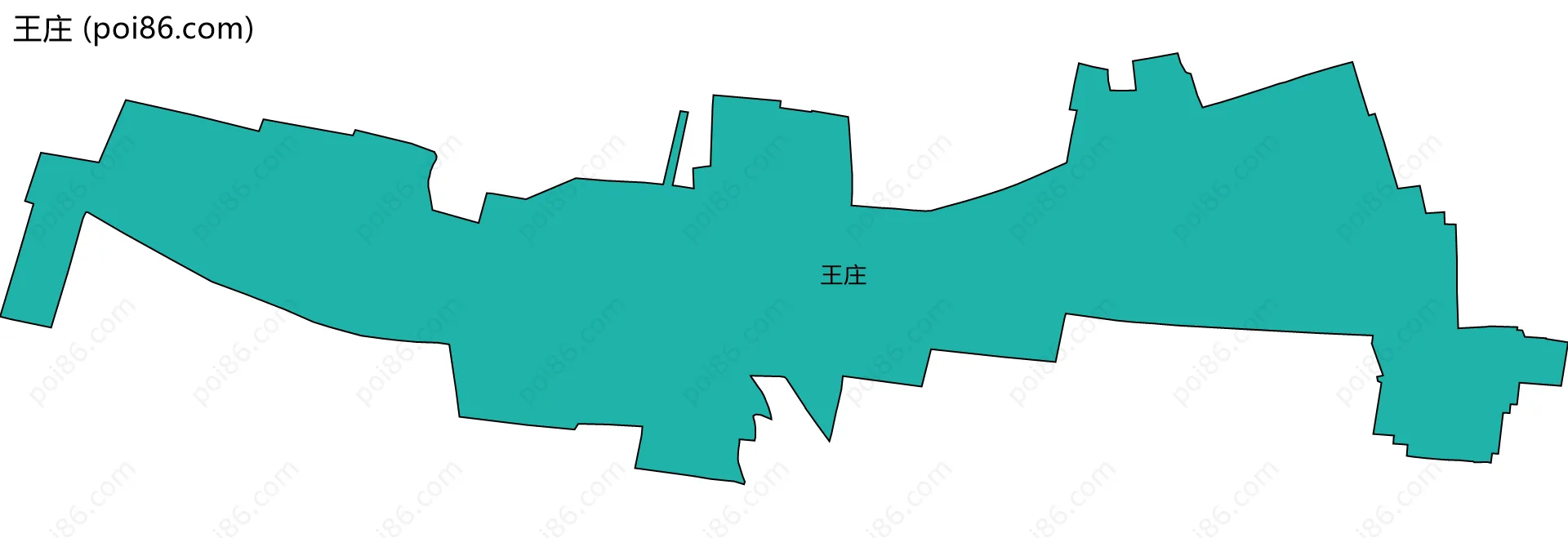 王庄边界地图
