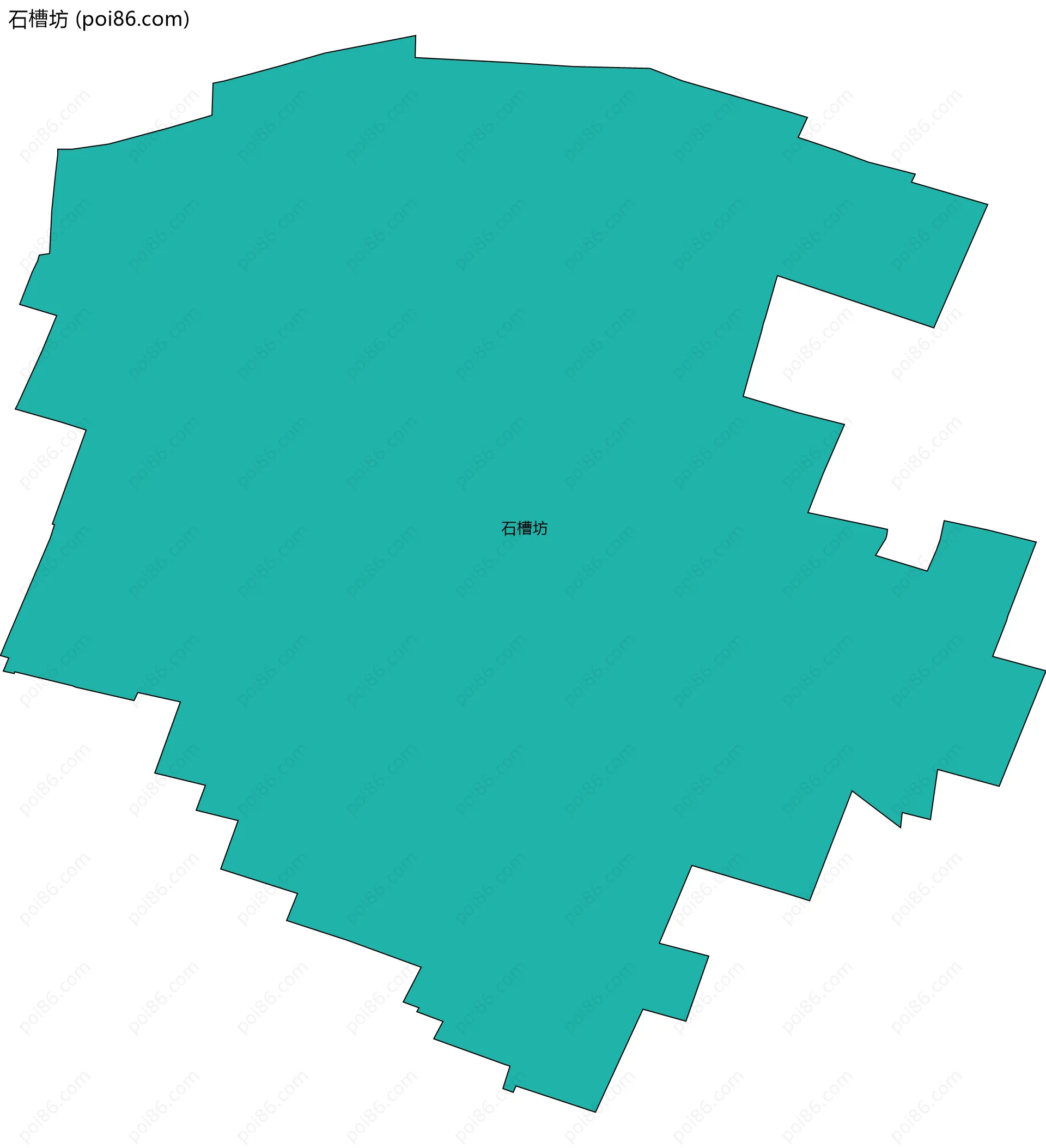 石槽坊边界地图