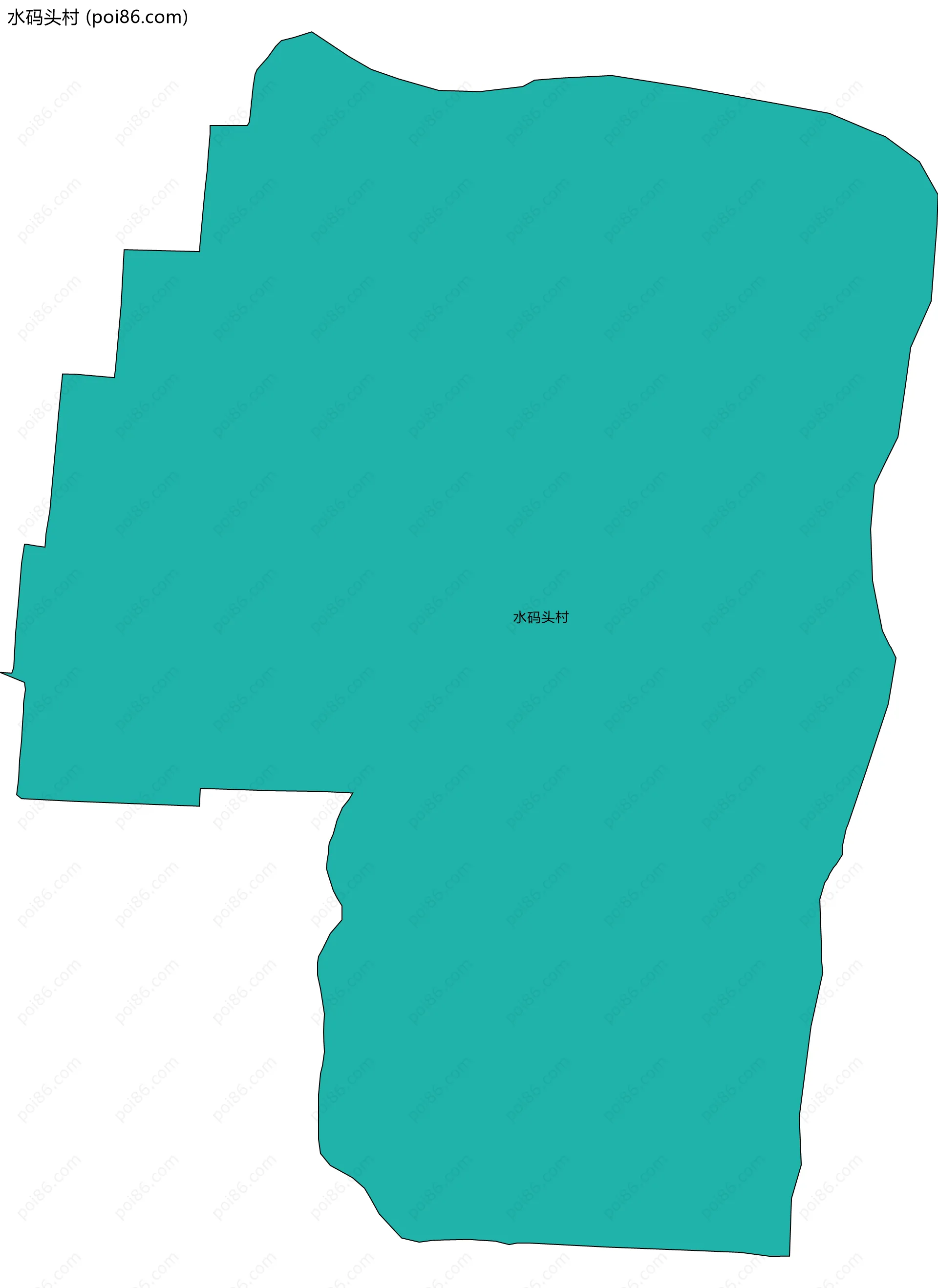 水码头村边界地图