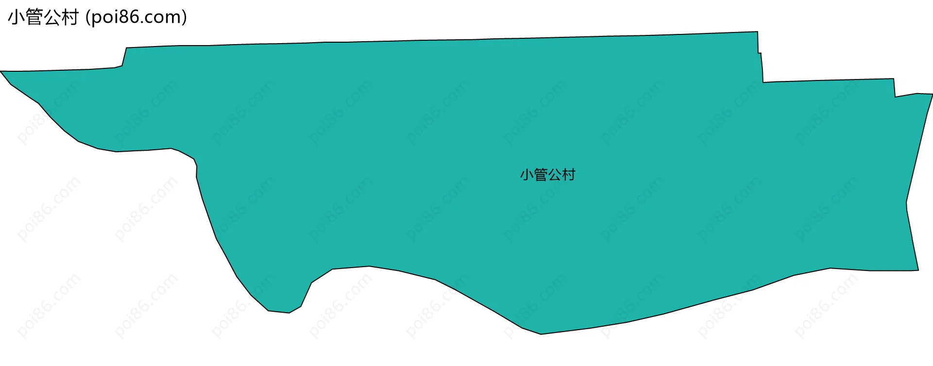 小管公村边界地图