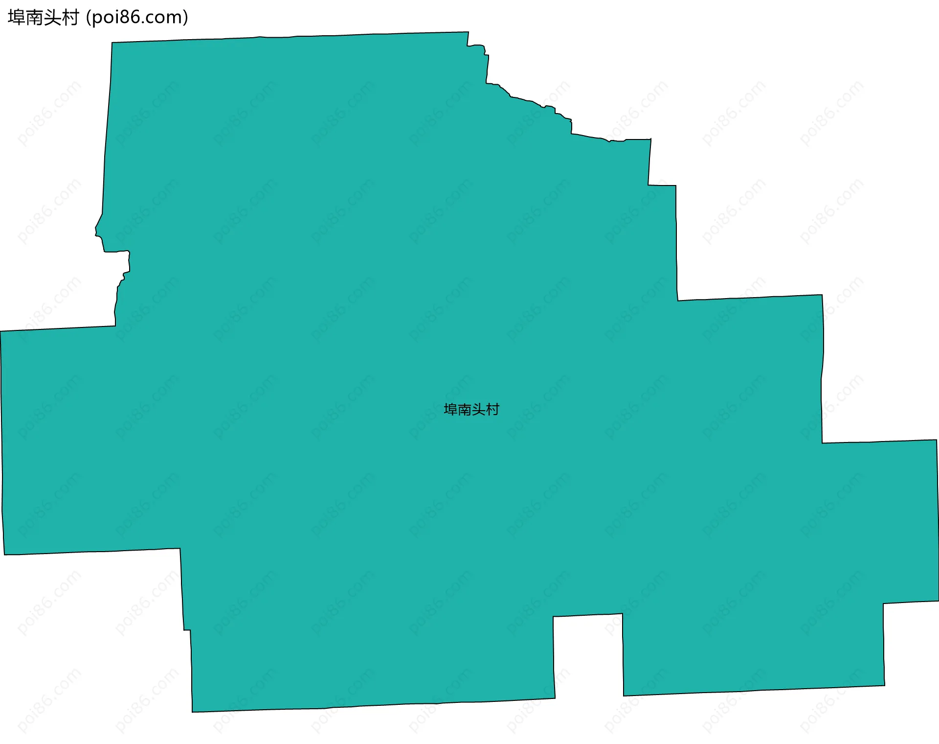 埠南头村边界地图