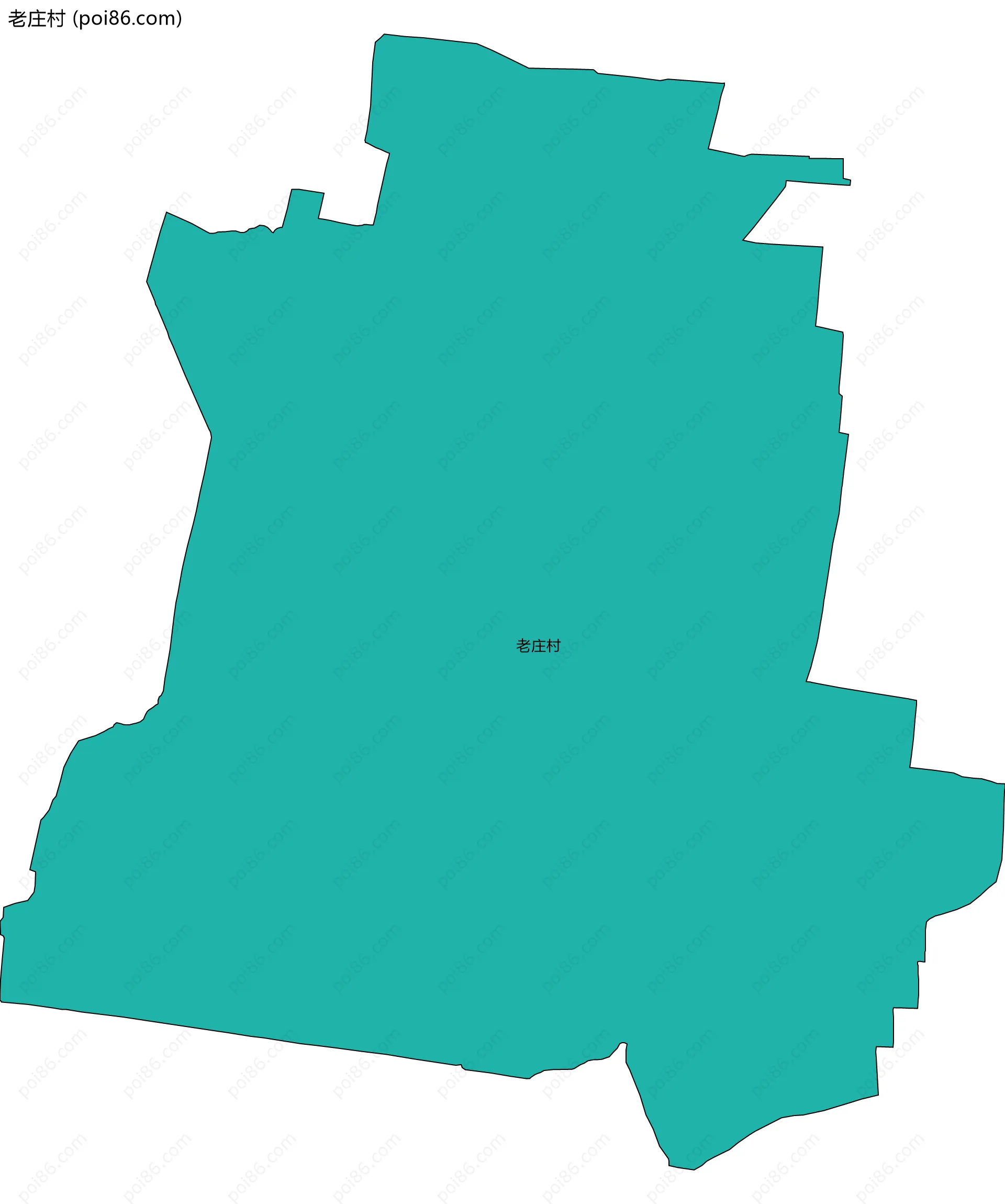 老庄村边界地图