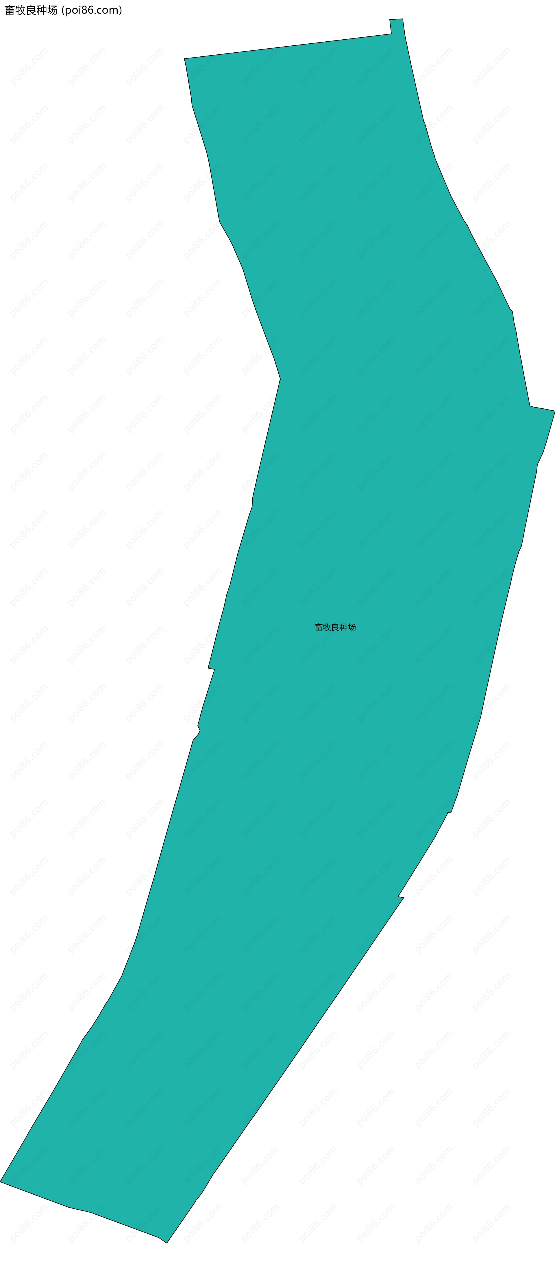畜牧良种场边界地图