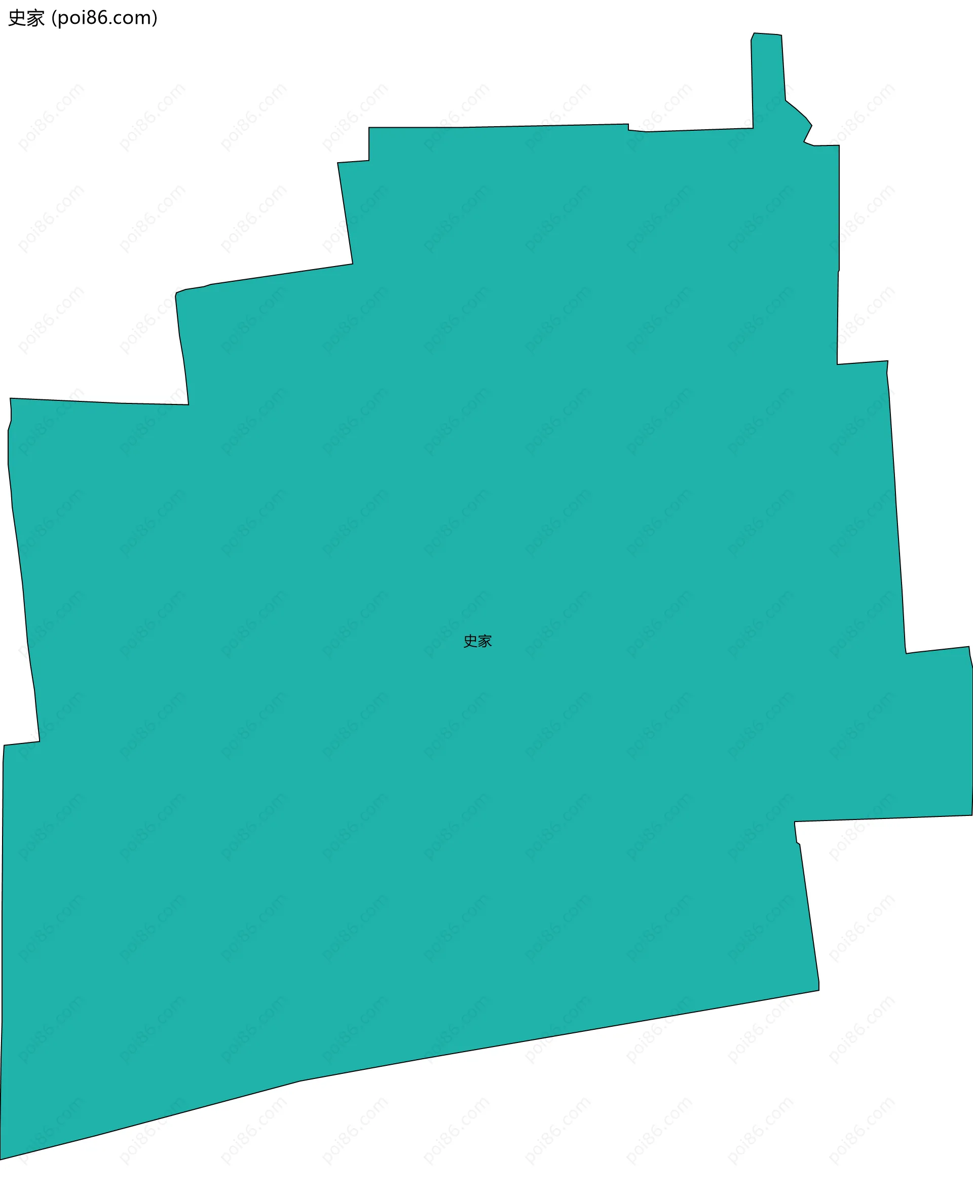 史家边界地图
