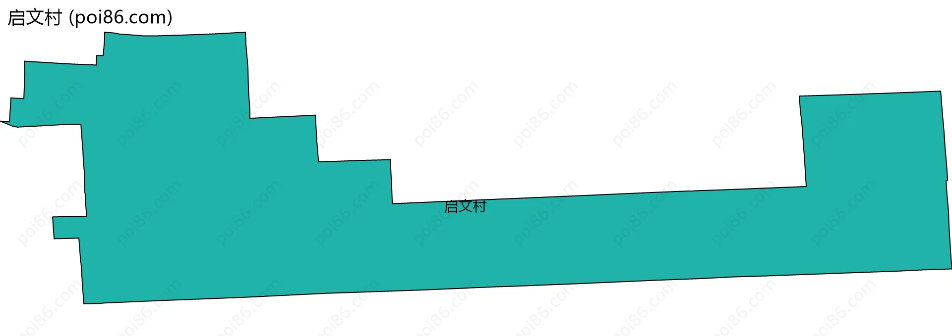 启文村边界地图