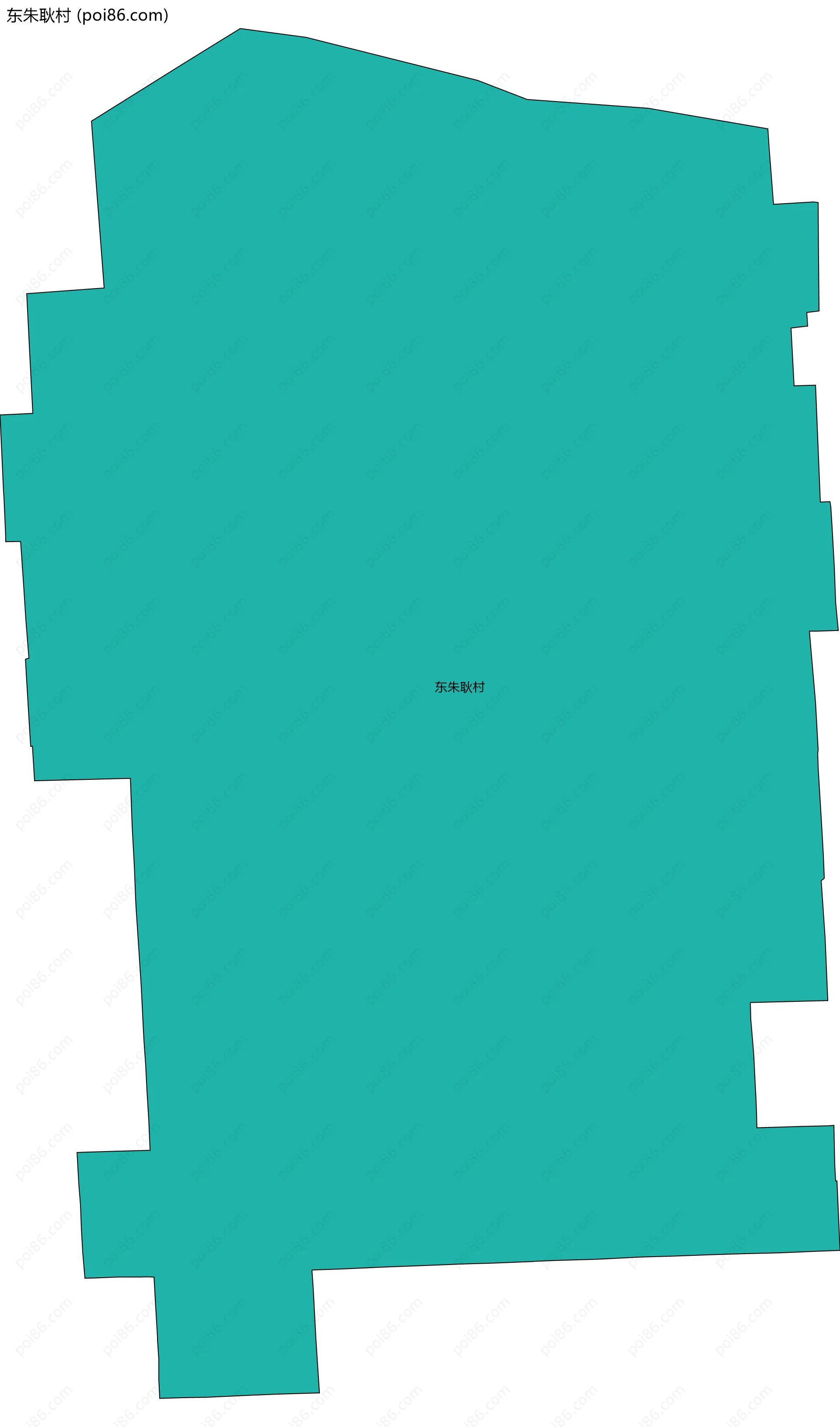 东朱耿村边界地图