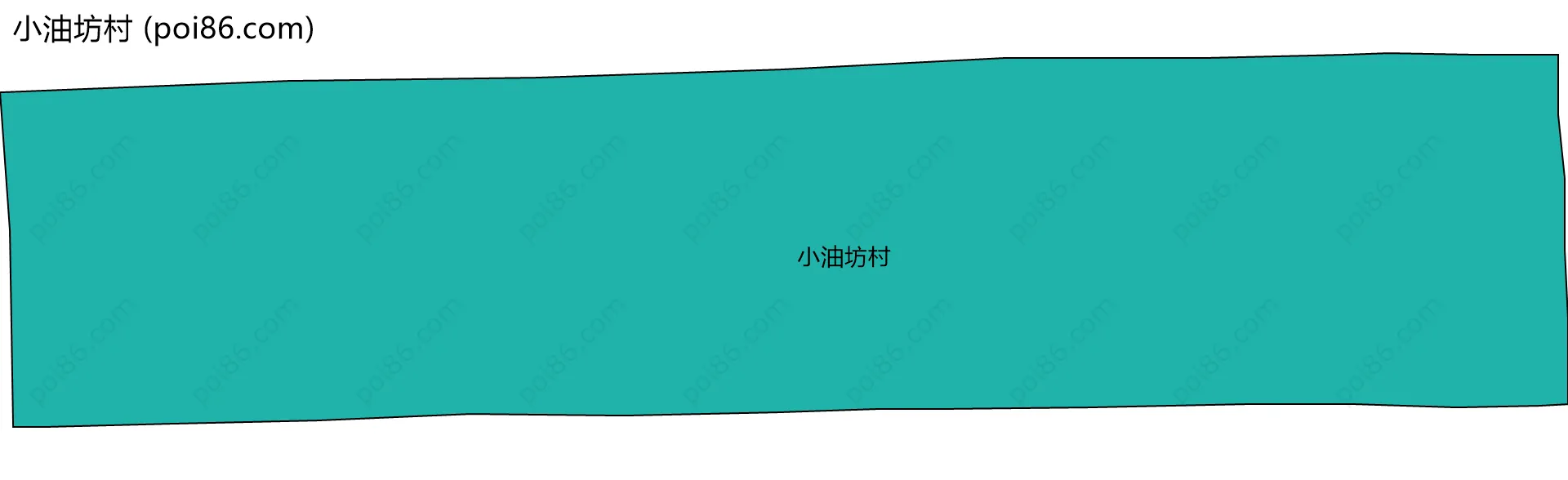 小油坊村边界地图