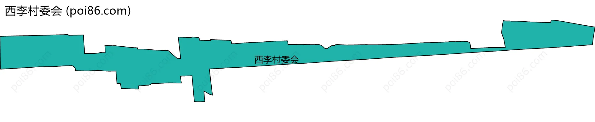 西李村委会边界地图