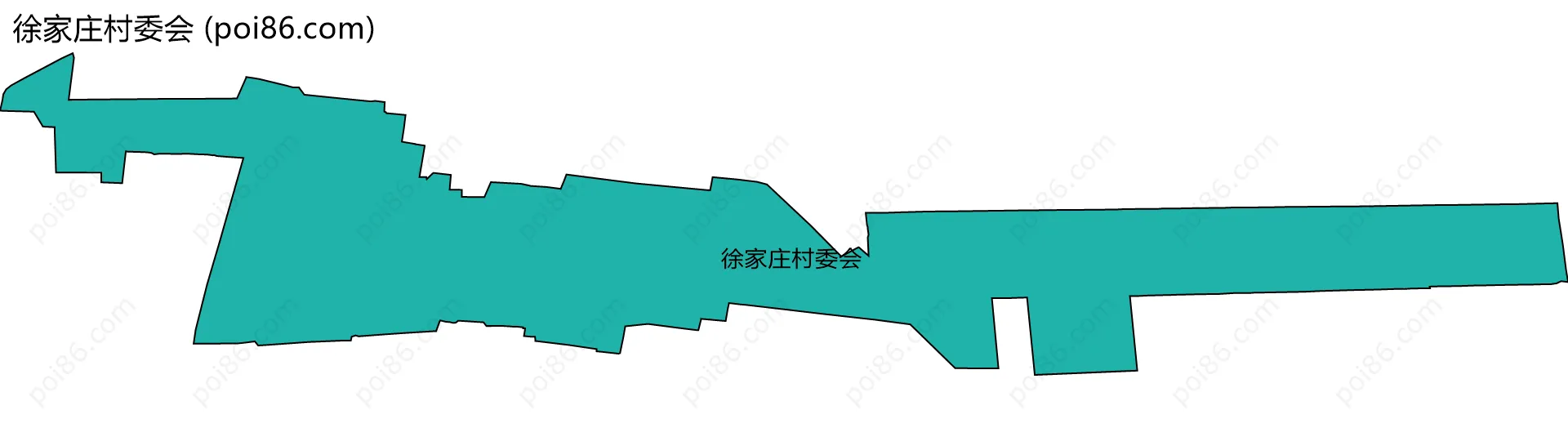 徐家庄村委会边界地图