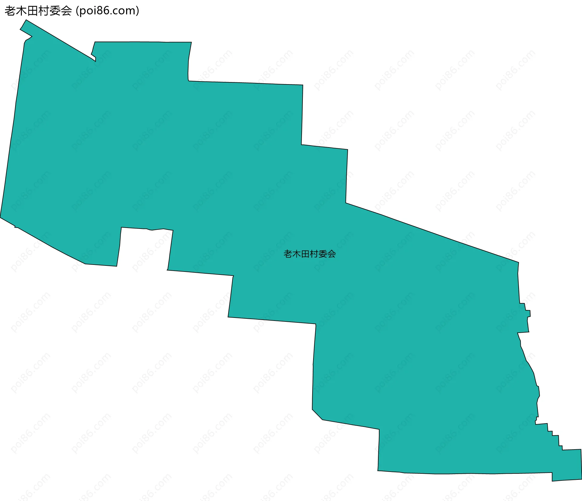 老木田村委会边界地图