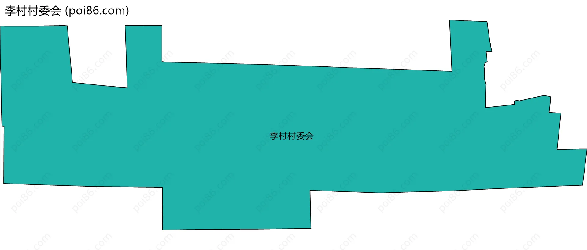 李村村委会边界地图