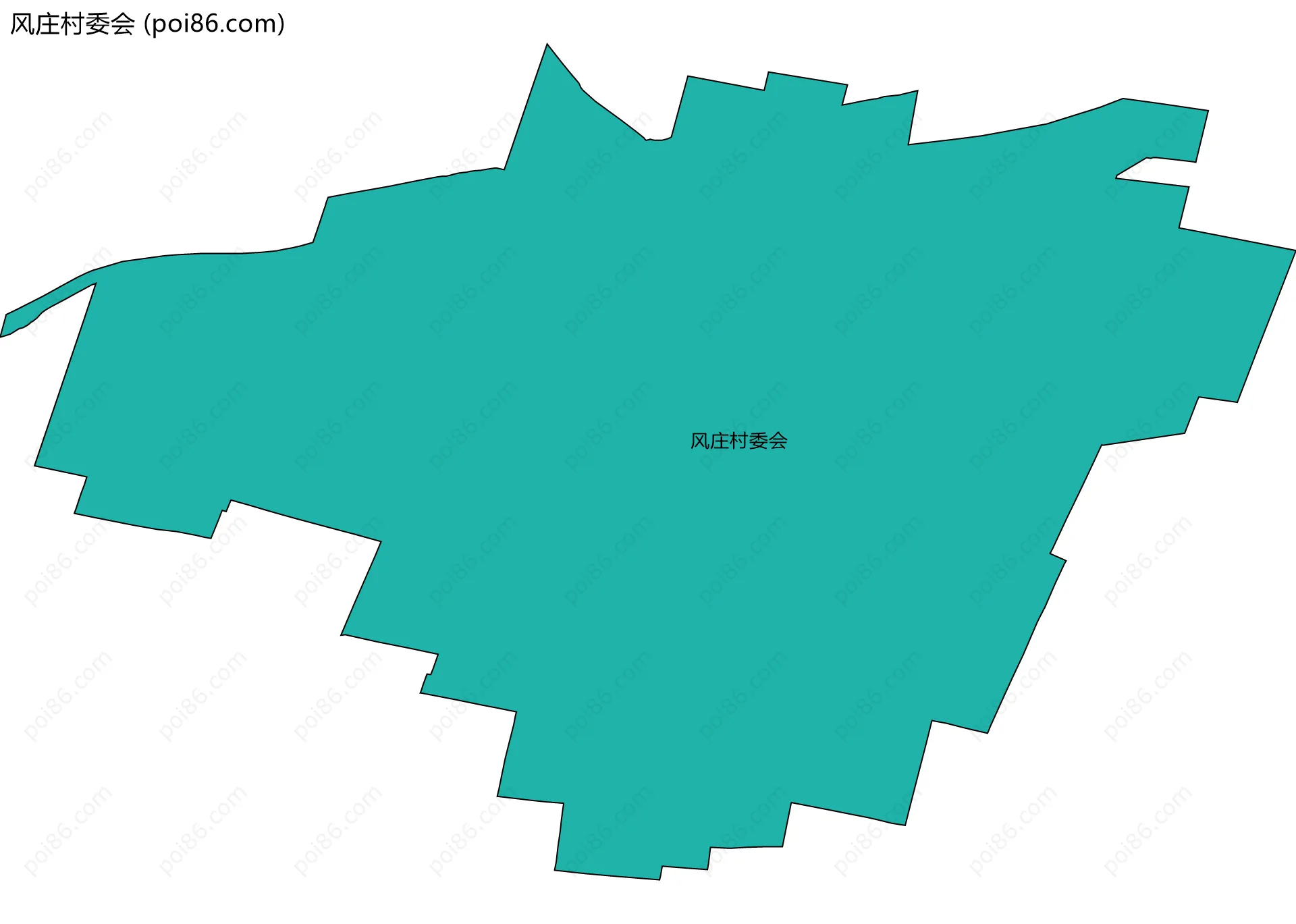 风庄村委会边界地图
