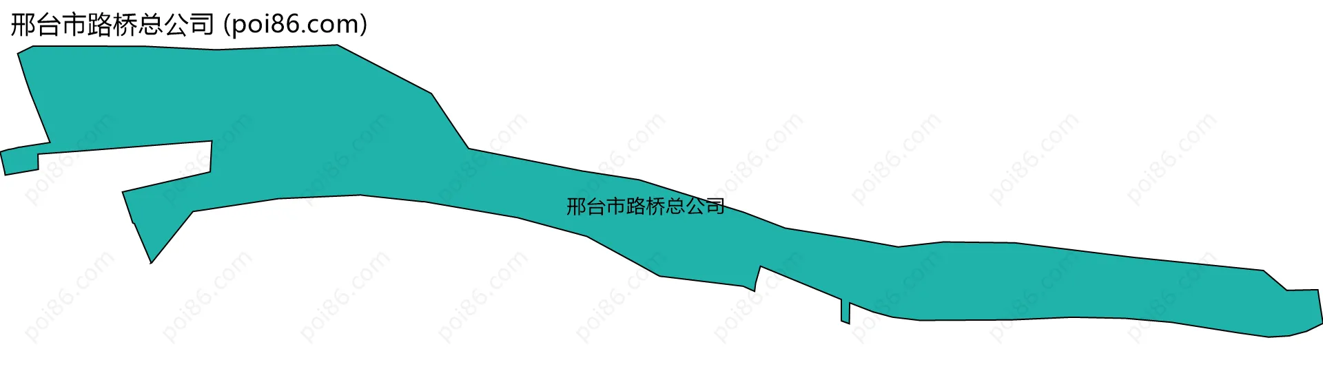 邢台市路桥总公司边界地图