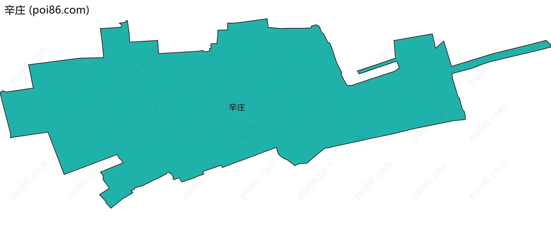 辛庄边界地图
