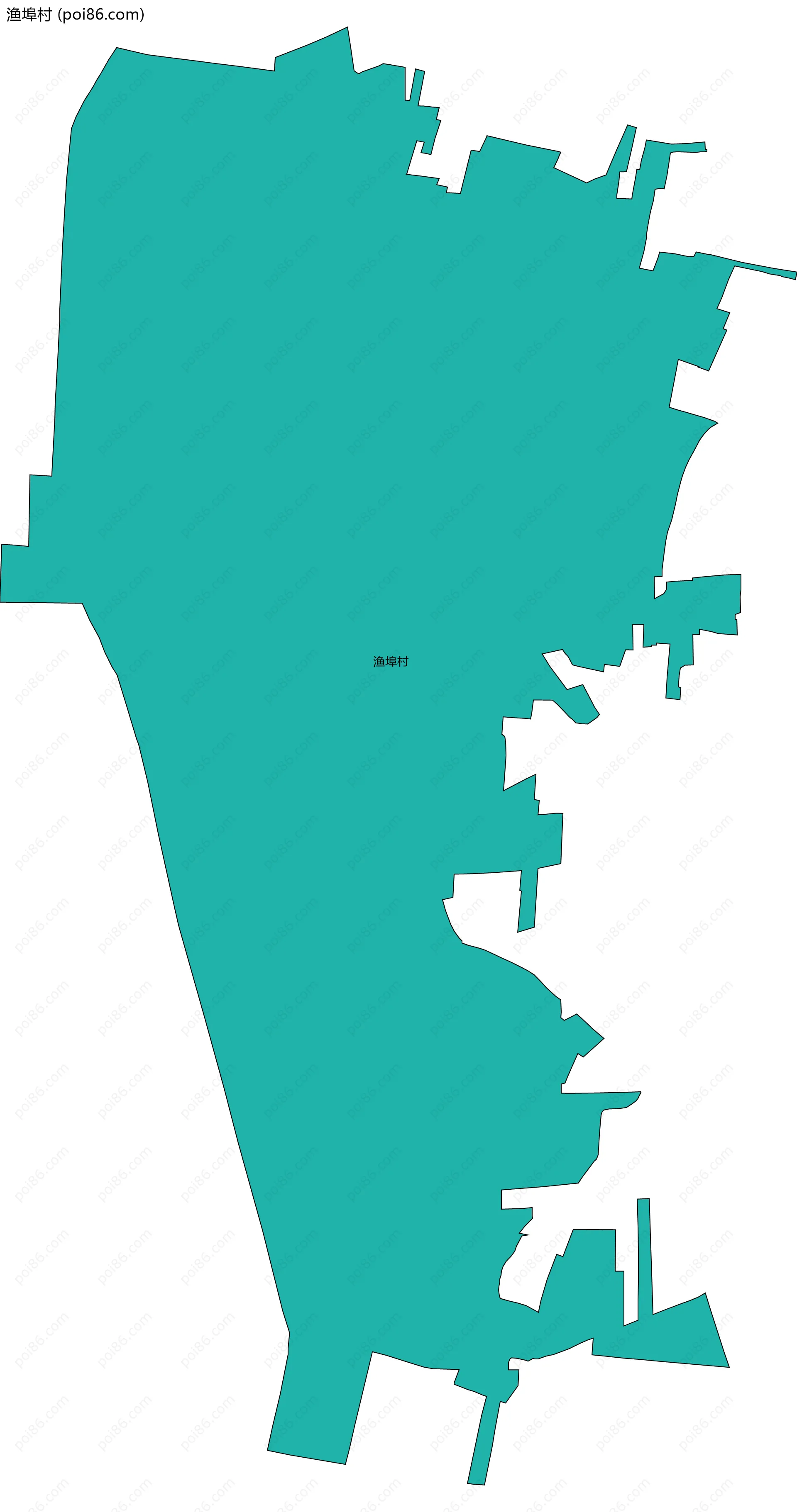 渔埠村边界地图