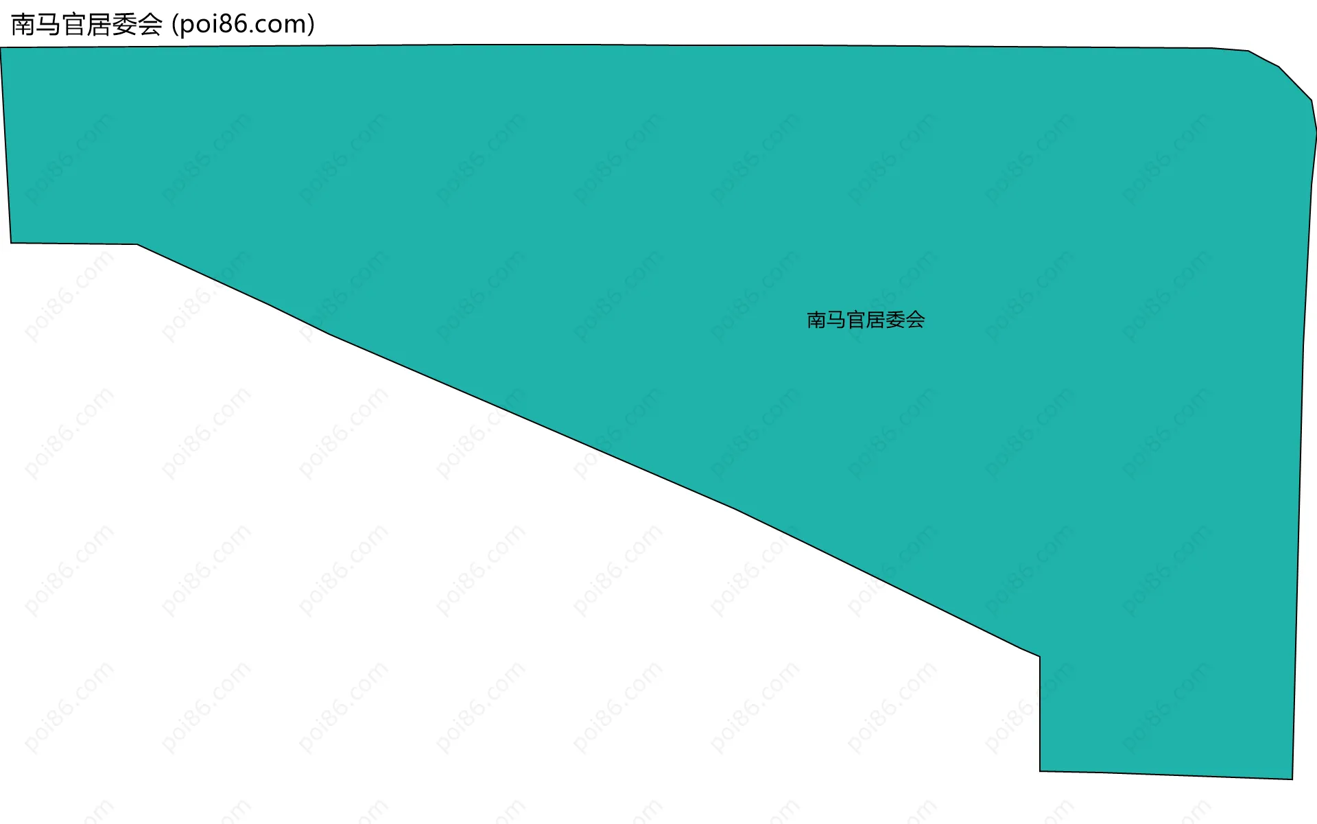 南马官居委会边界地图