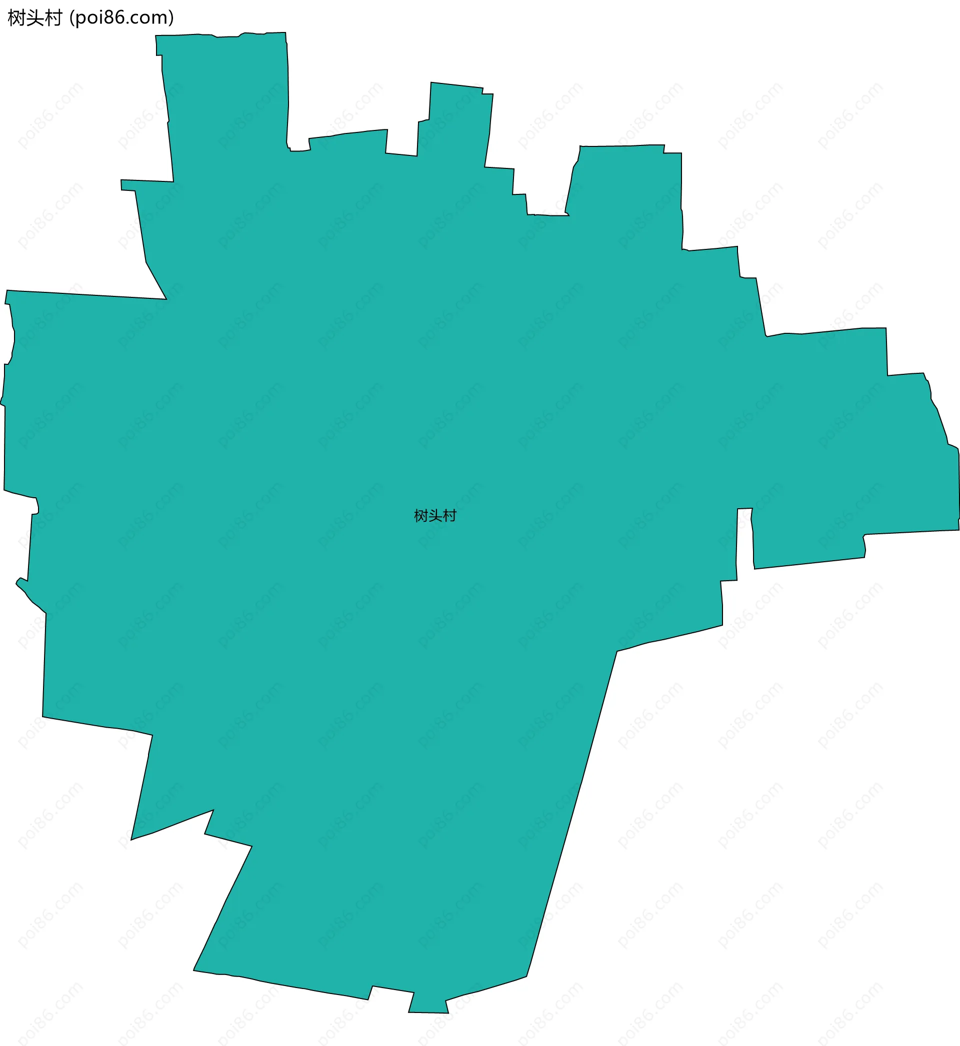 树头村边界地图