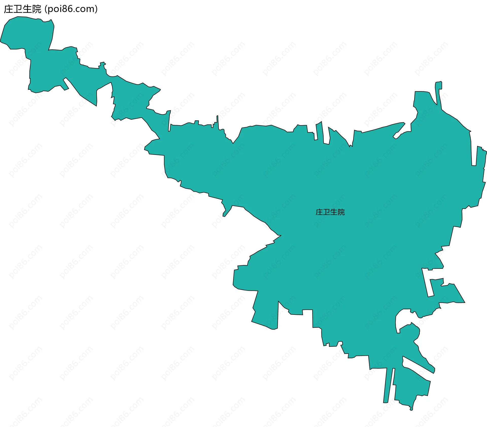 庄卫生院边界地图