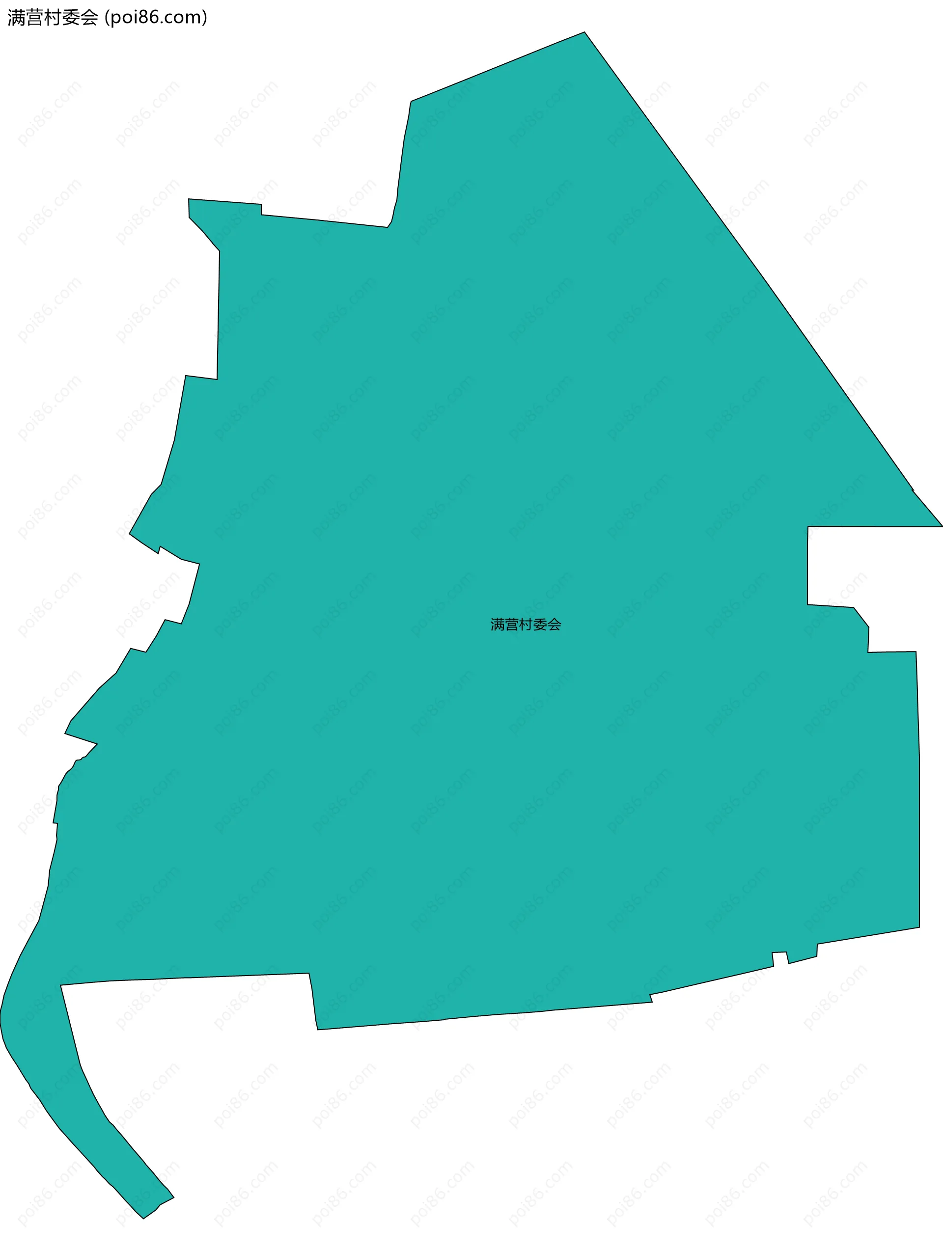 满营村委会边界地图
