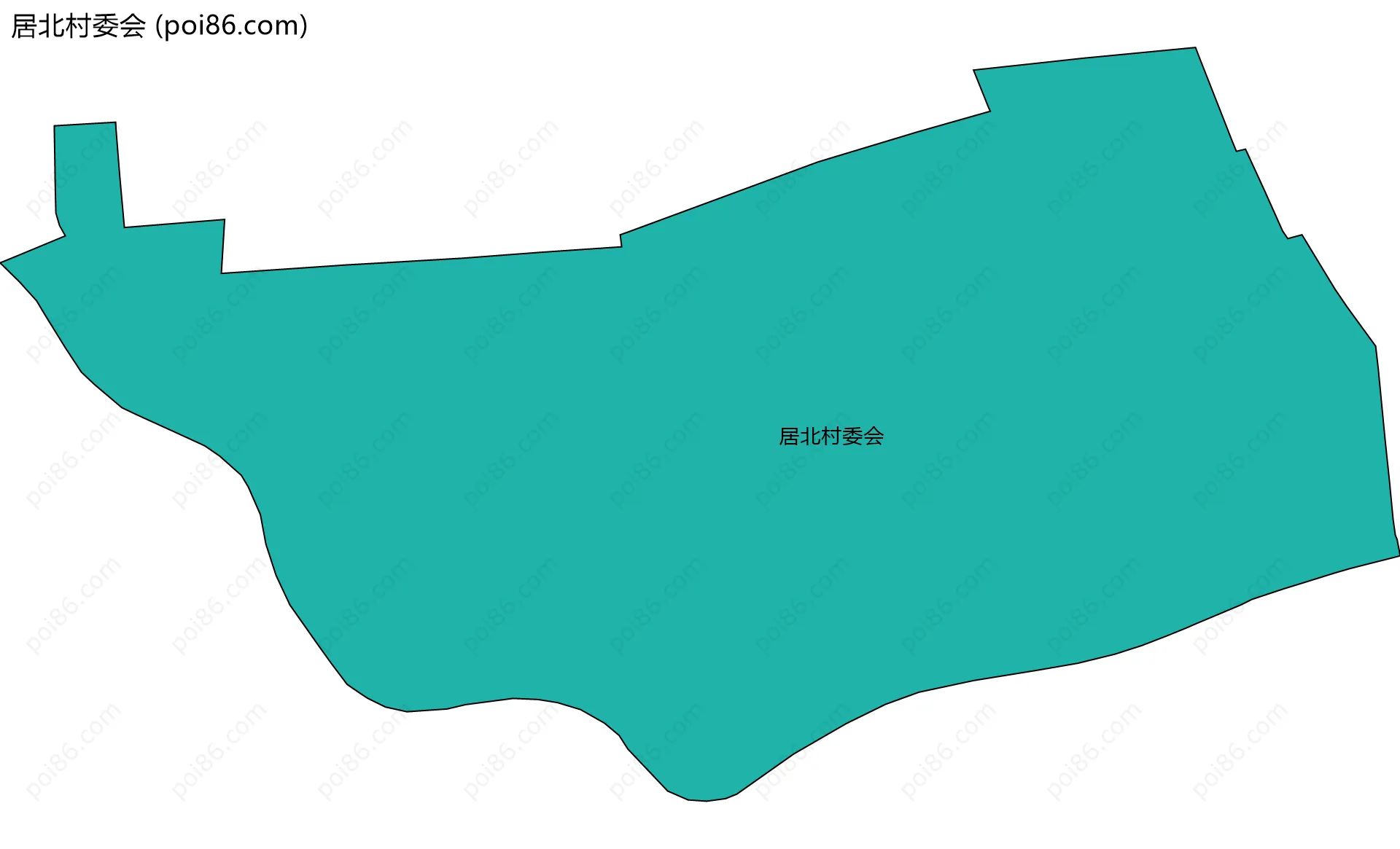 居北村委会边界地图