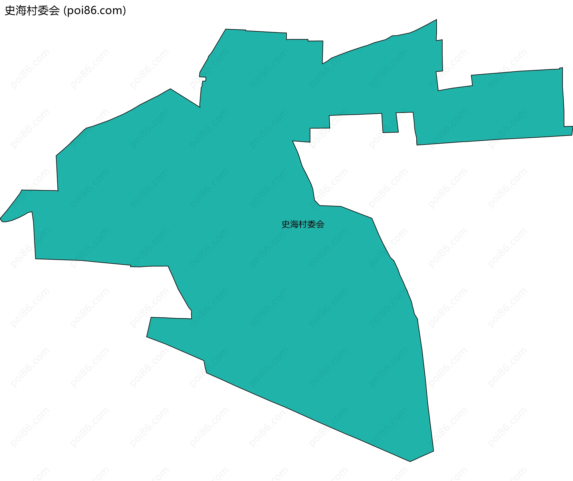 史海村委会边界地图