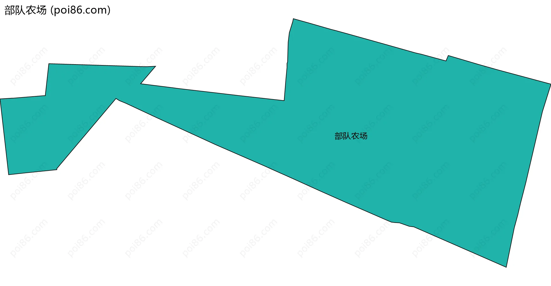 部队农场边界地图