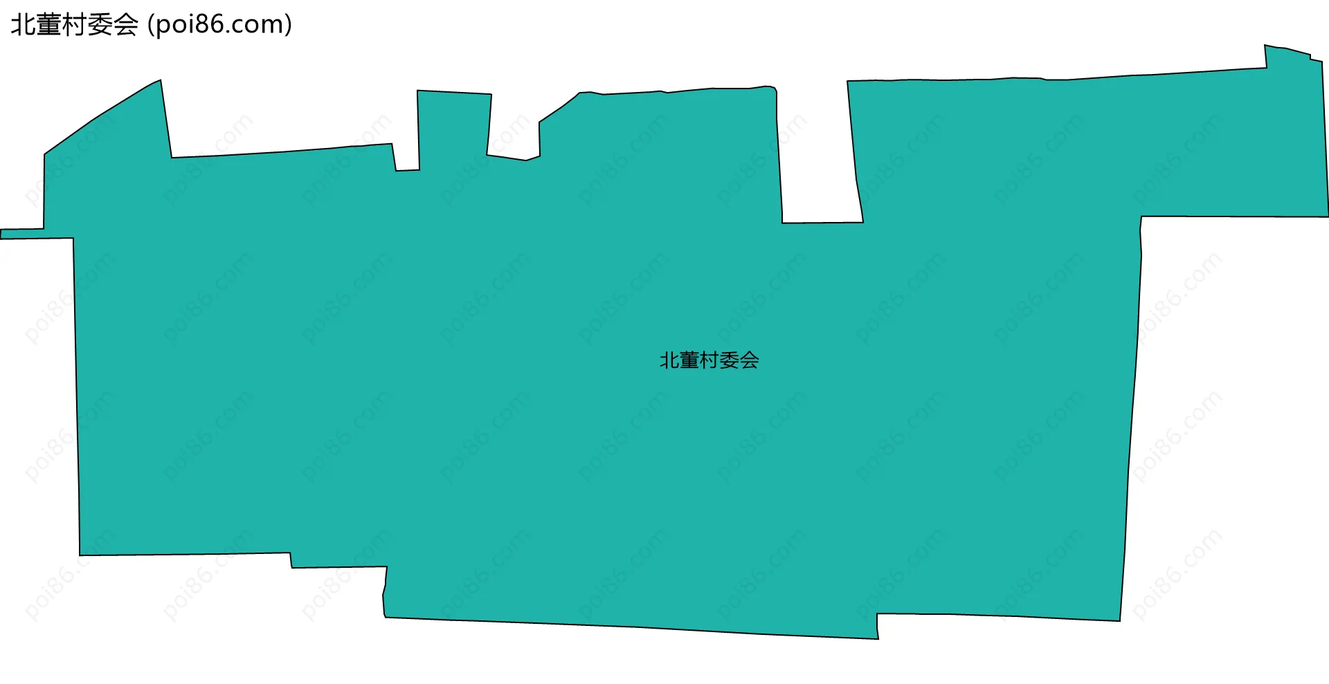 北董村委会边界地图