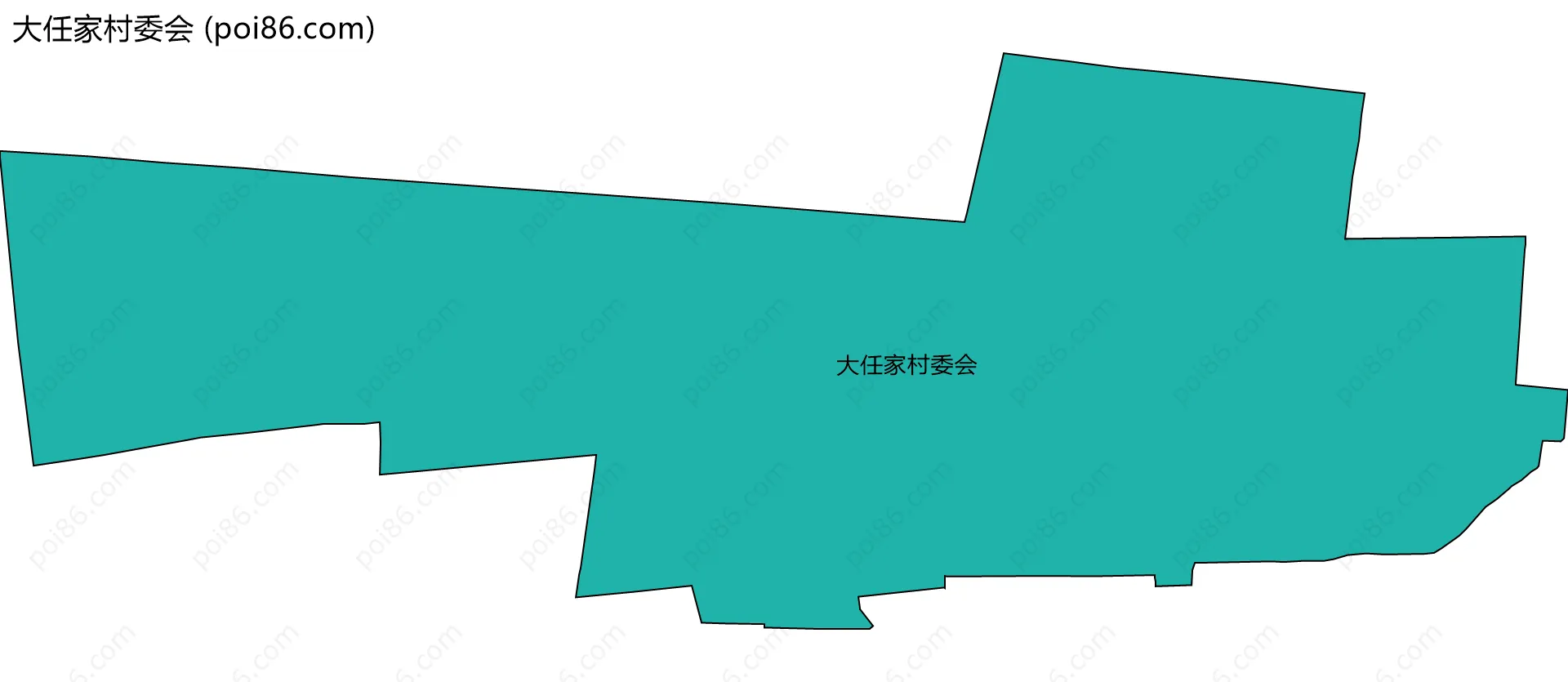 大任家村委会边界地图