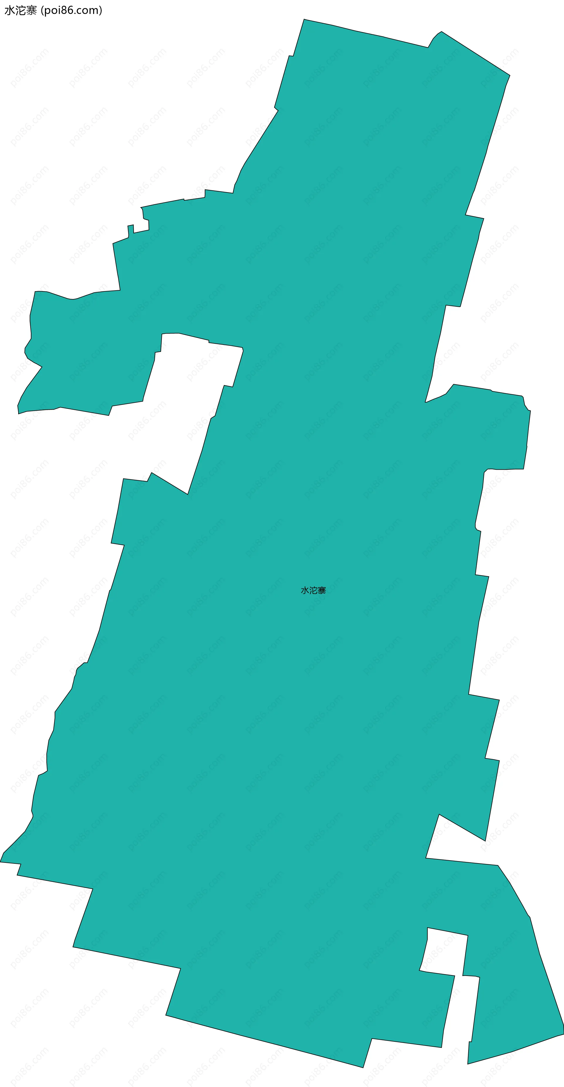 水沱寨边界地图