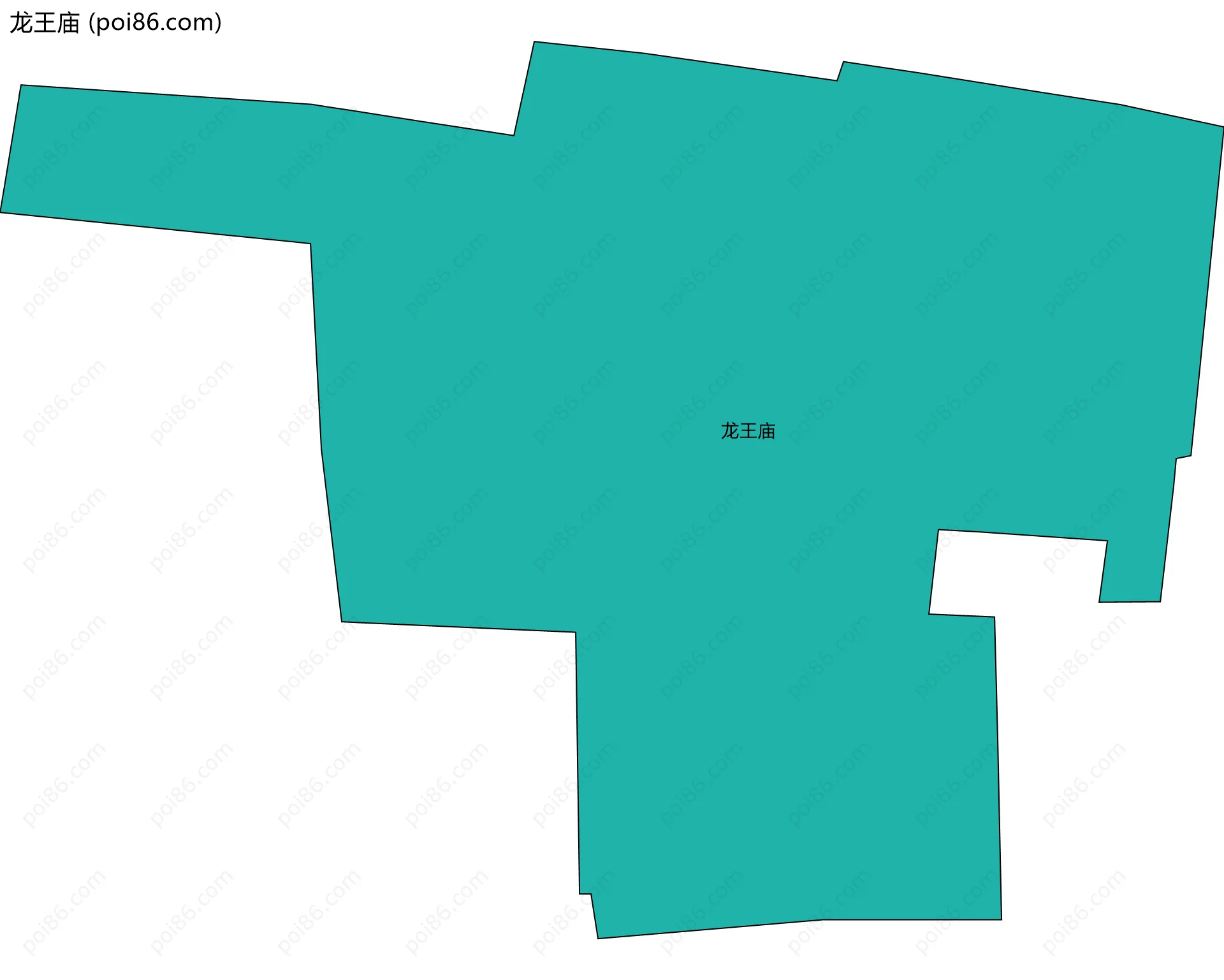 龙王庙边界地图