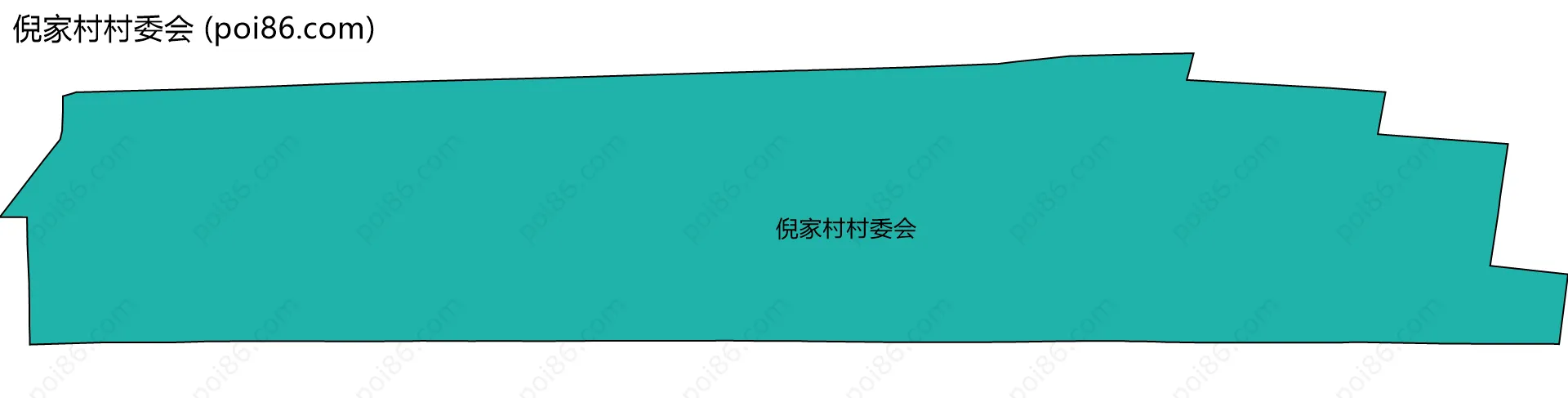 倪家村村委会边界地图