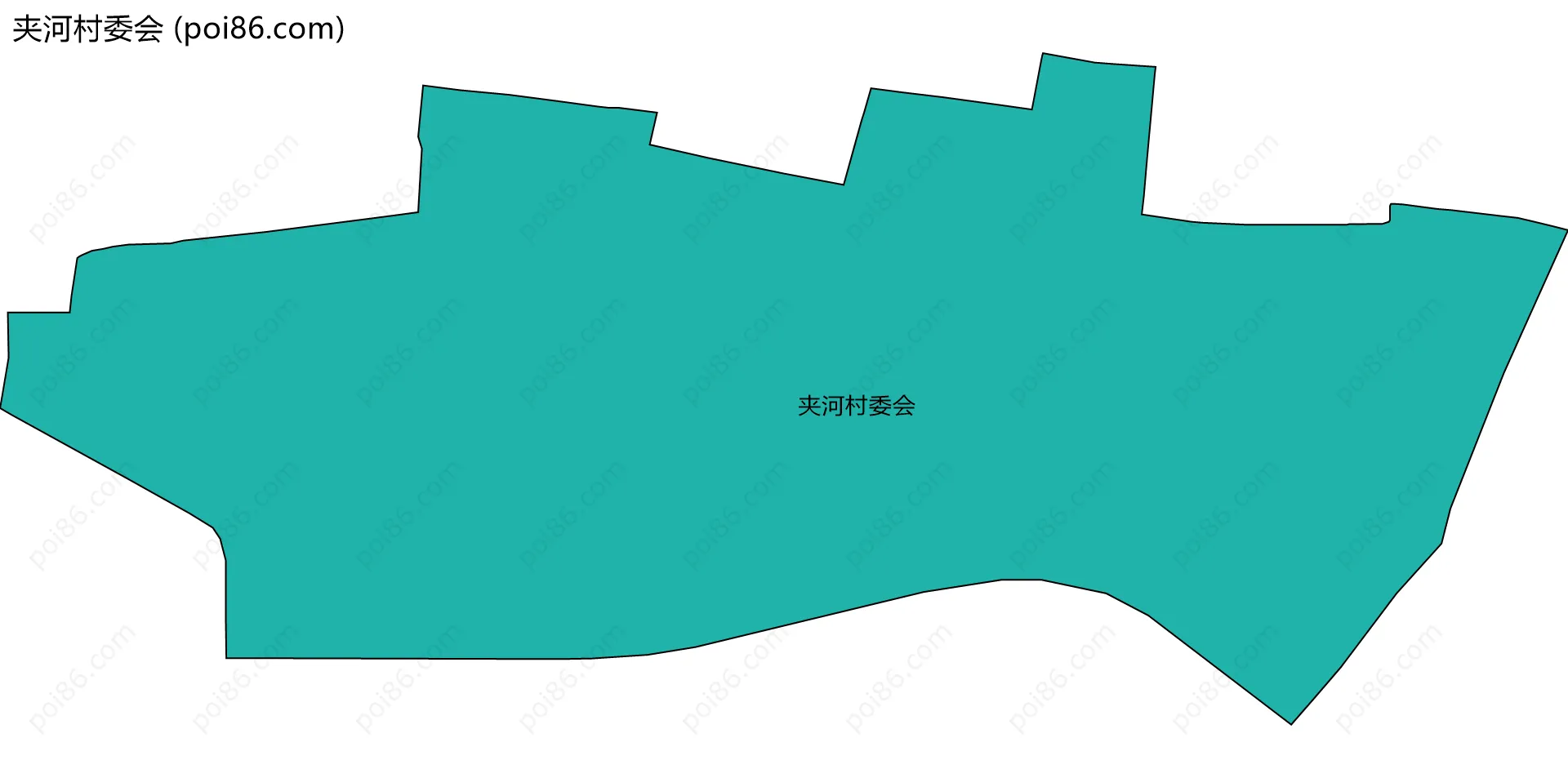 夹河村委会边界地图