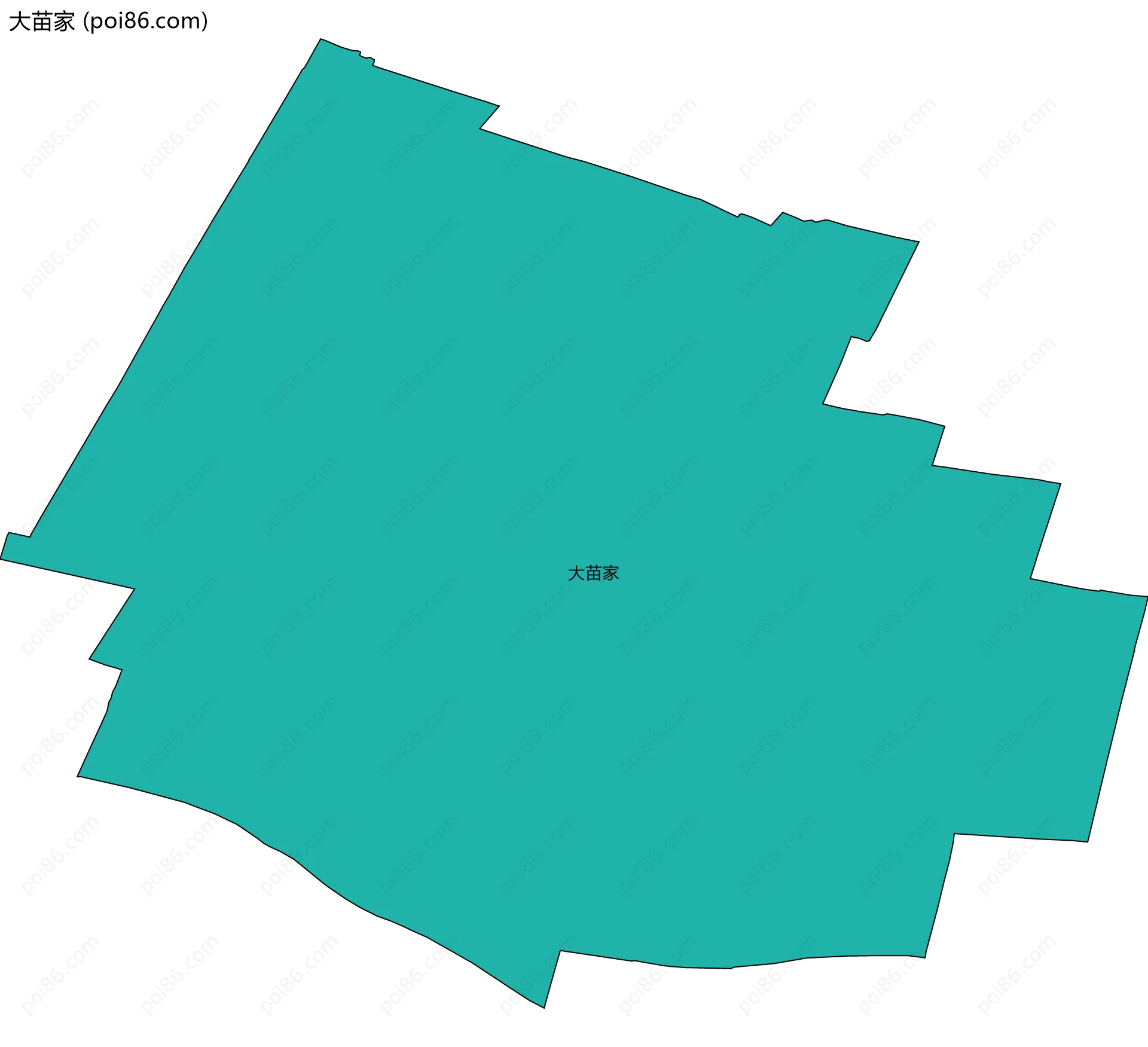大苗家边界地图