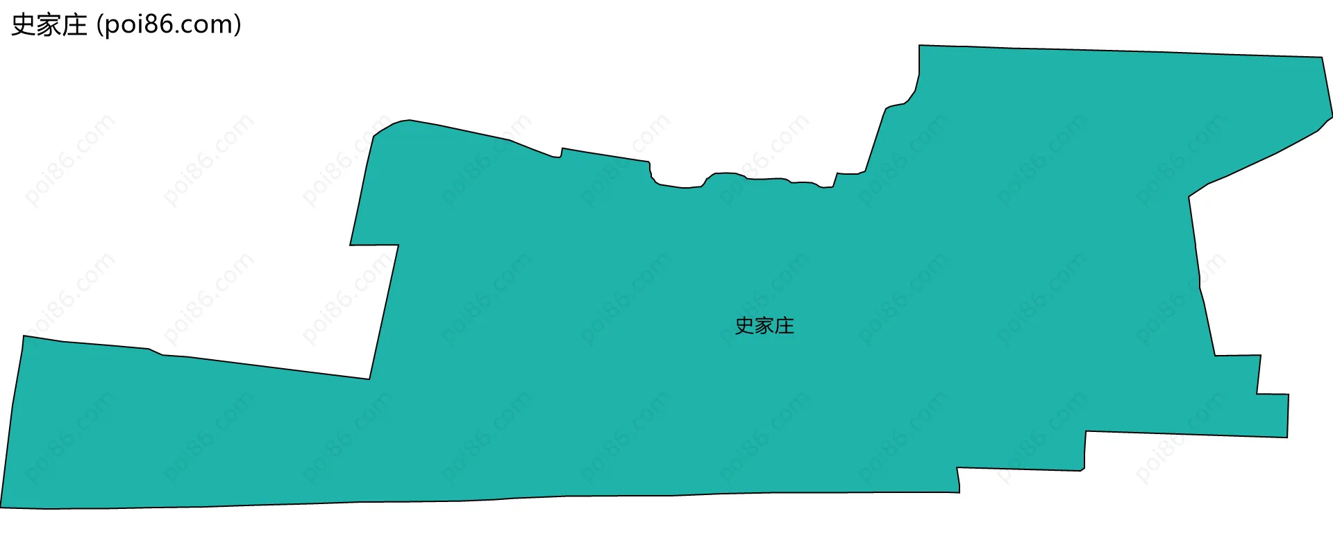 史家庄边界地图