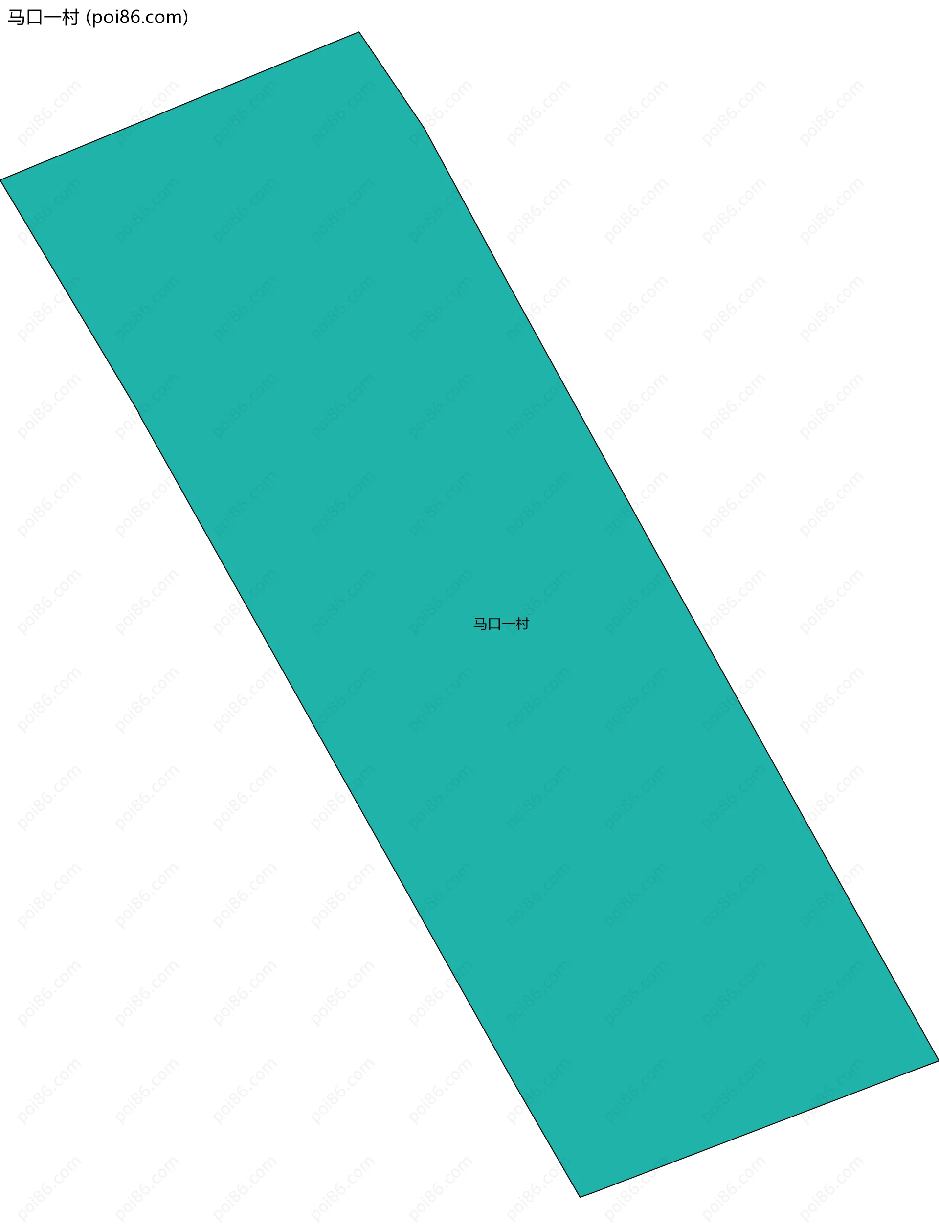 马口一村边界地图