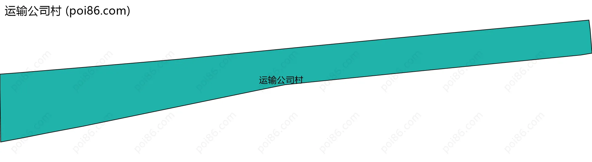 运输公司村边界地图