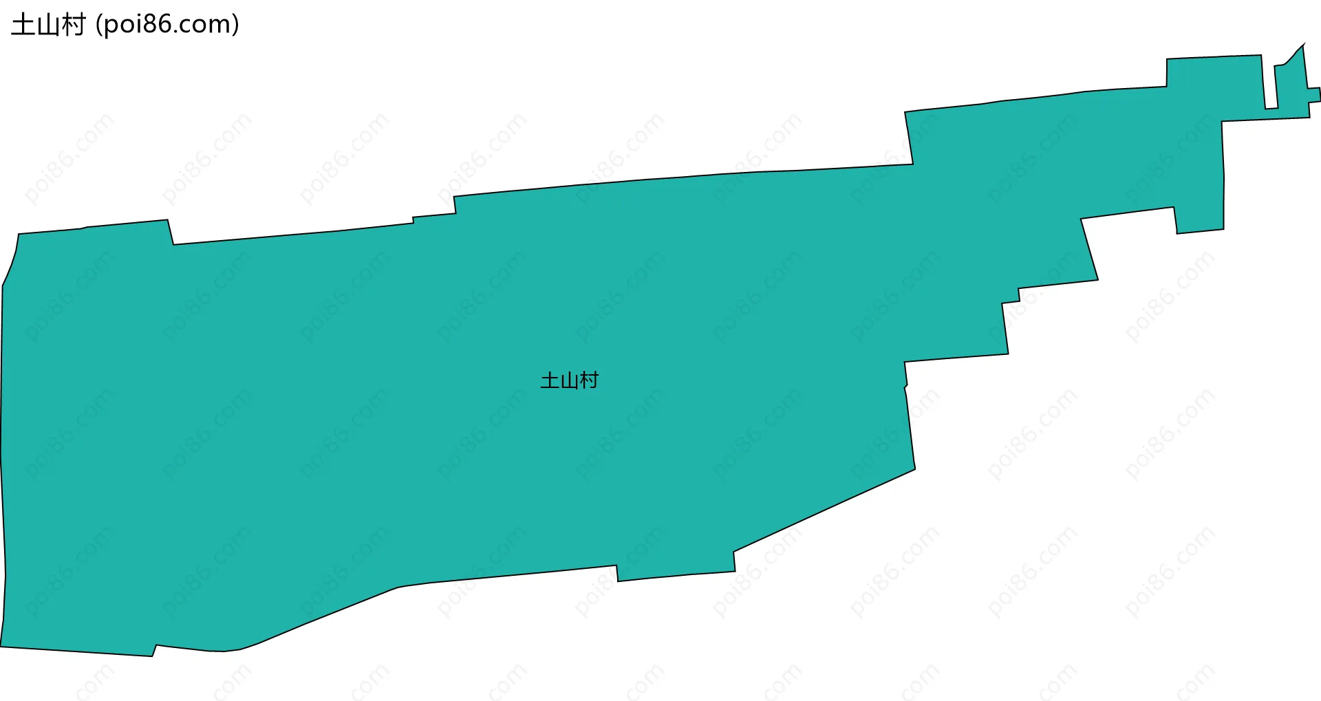 土山村边界地图