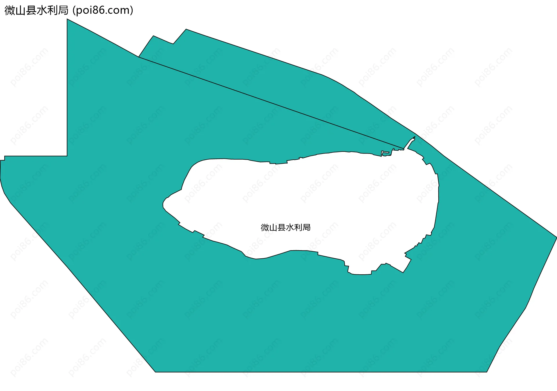 微山县水利局边界地图