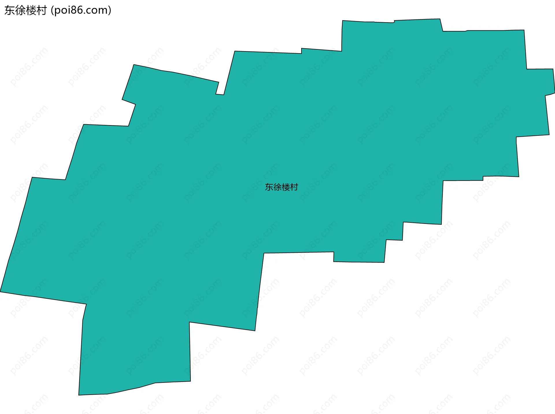 东徐楼村边界地图