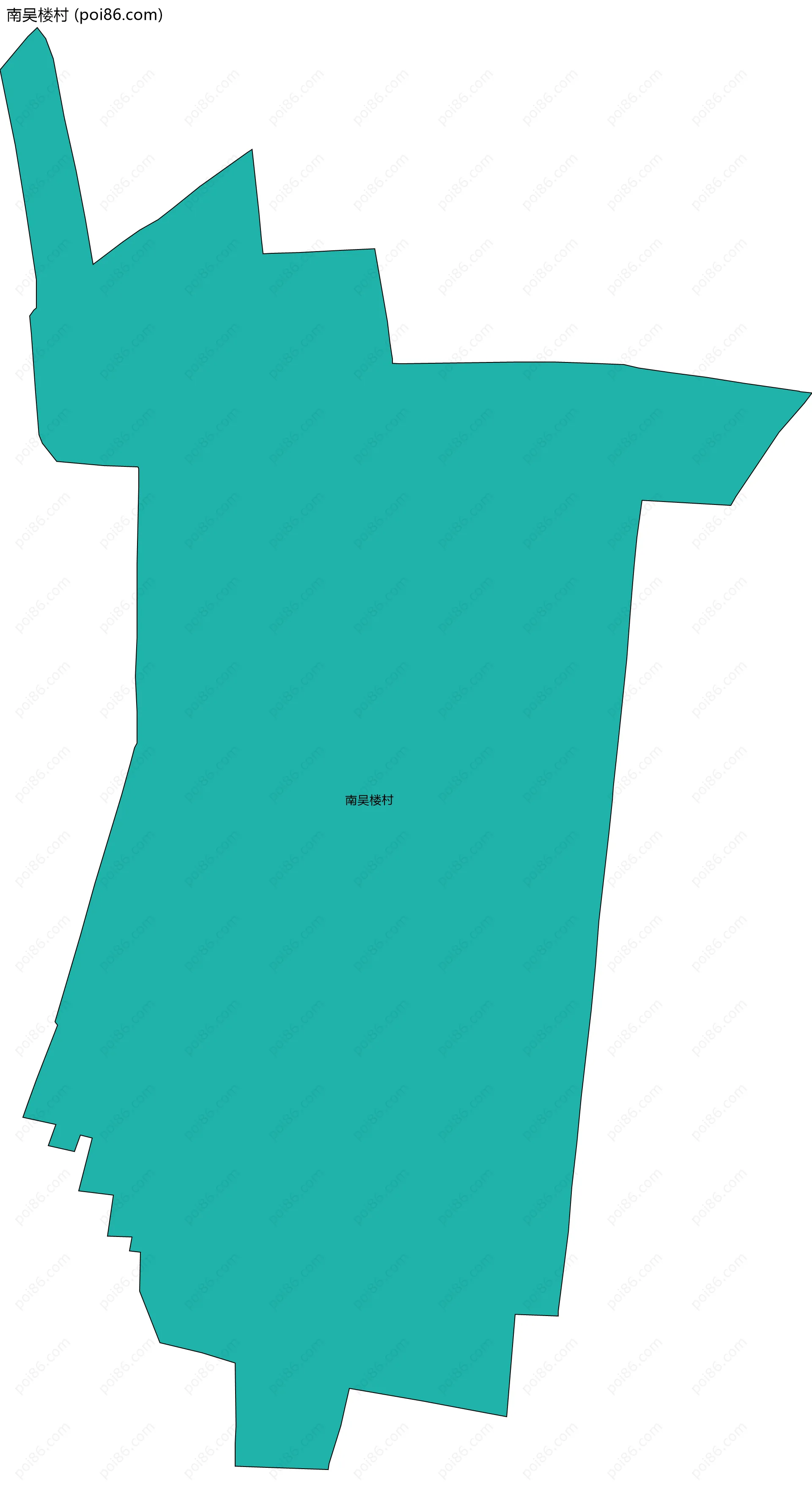 南吴楼村边界地图