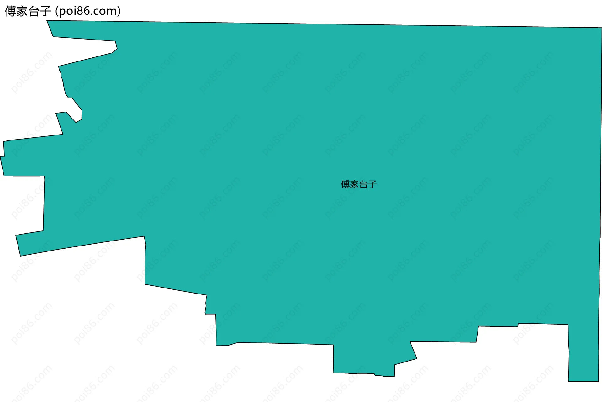 傅家台子边界地图