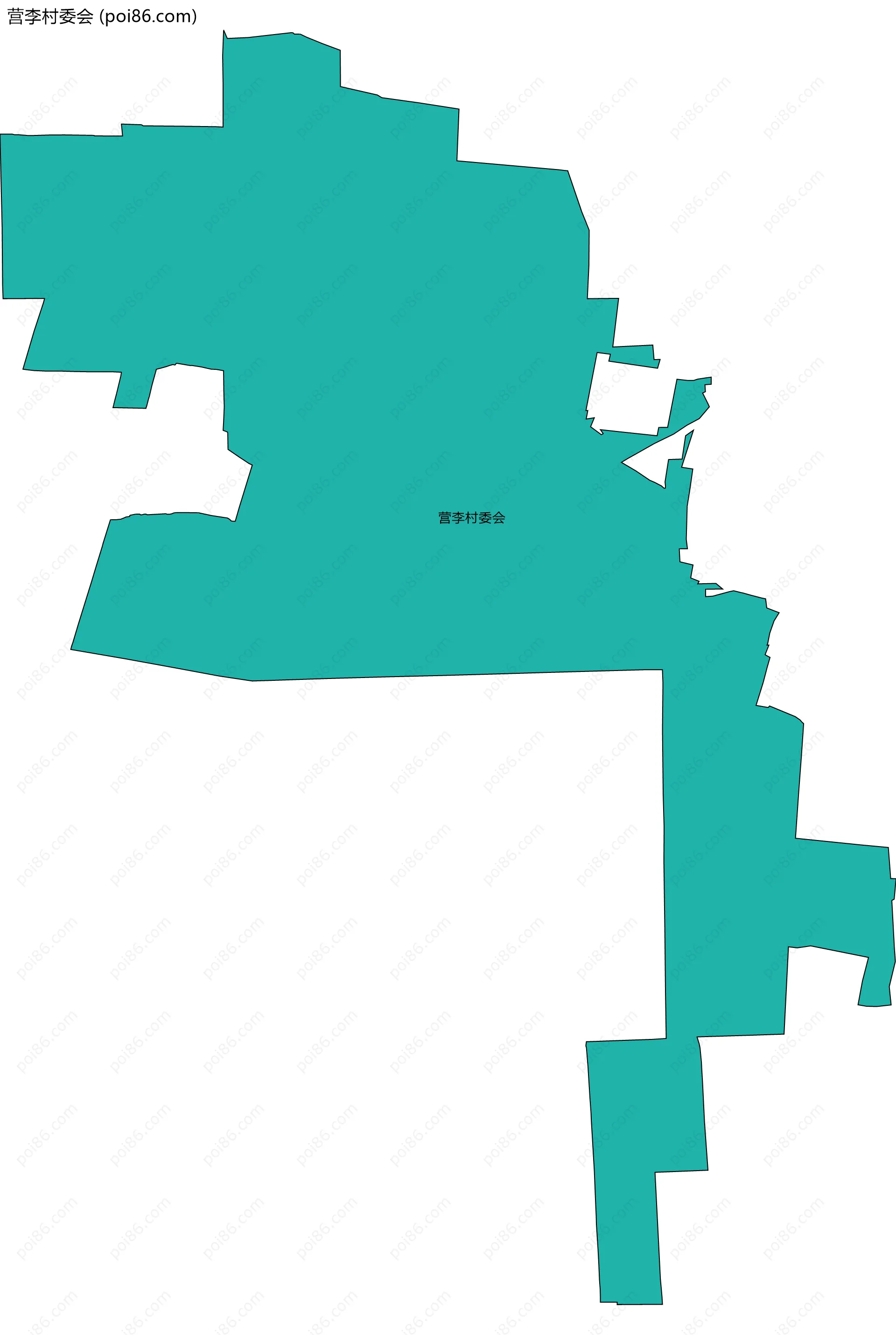 营李村委会边界地图