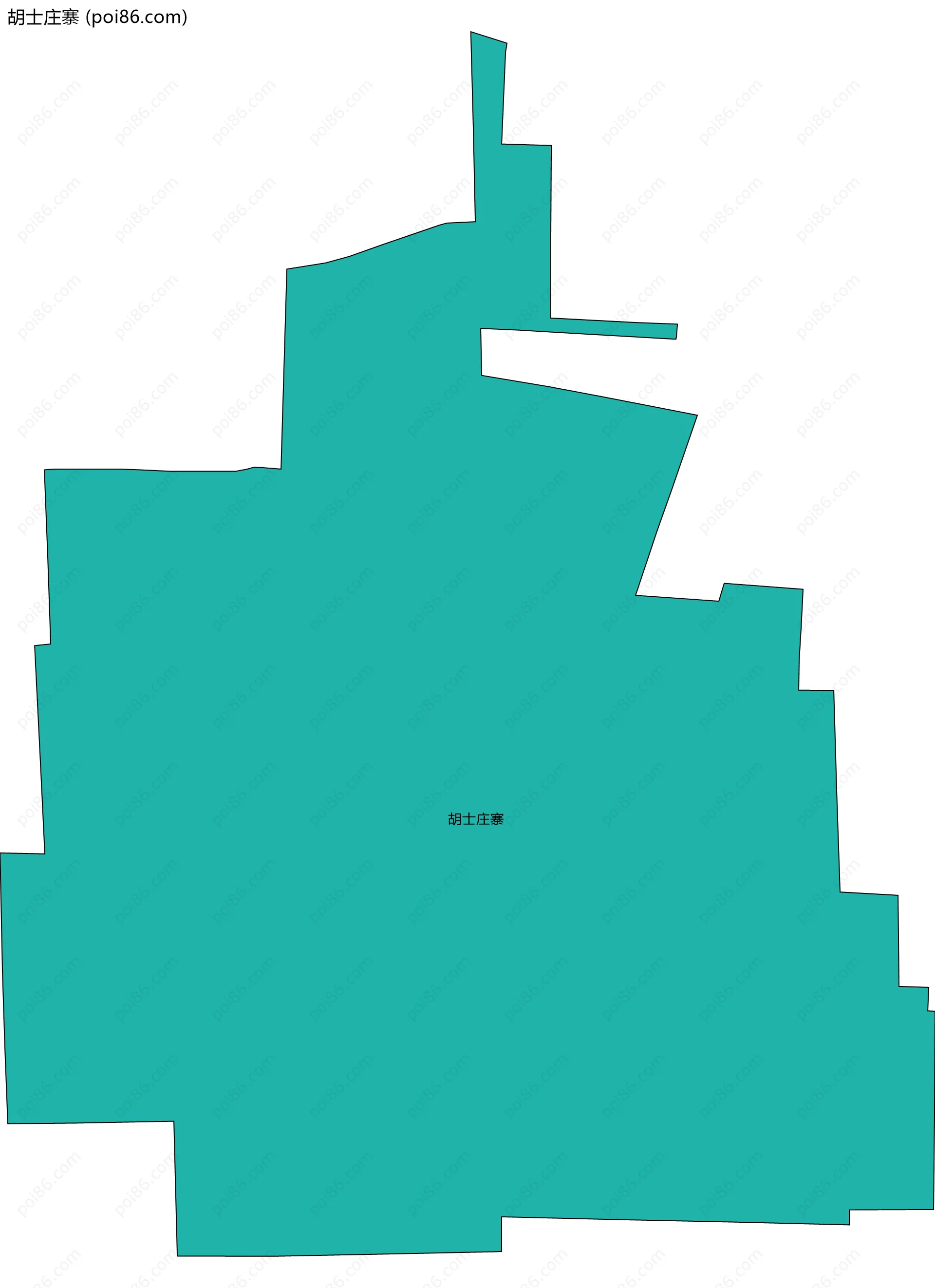 胡士庄寨边界地图