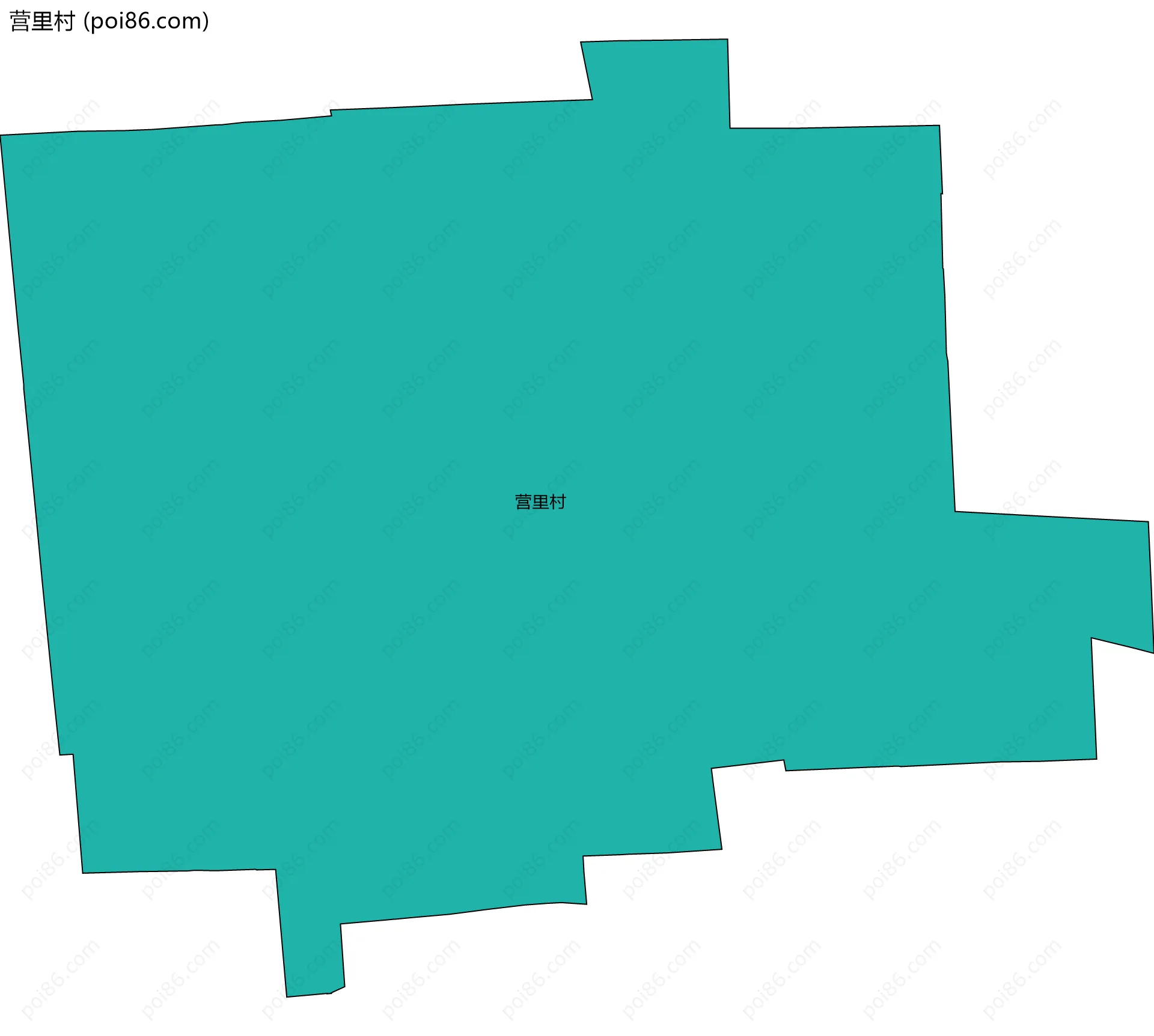 营里村边界地图