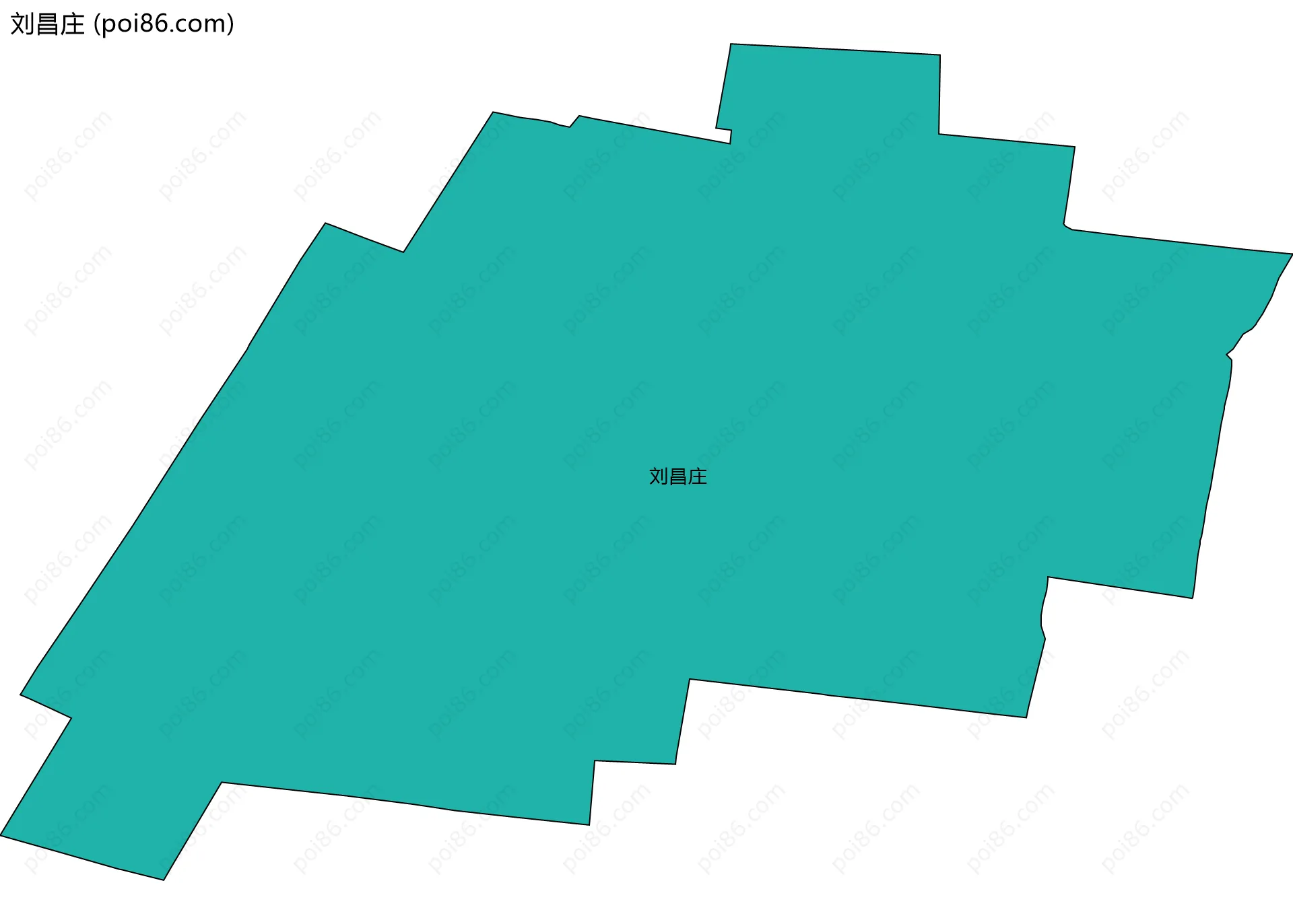 刘昌庄边界地图