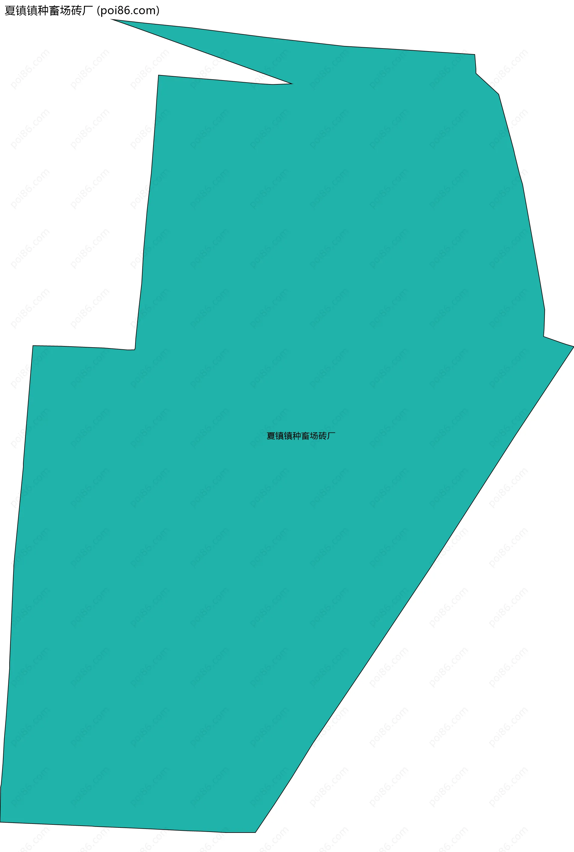 夏镇镇种畜场砖厂边界地图