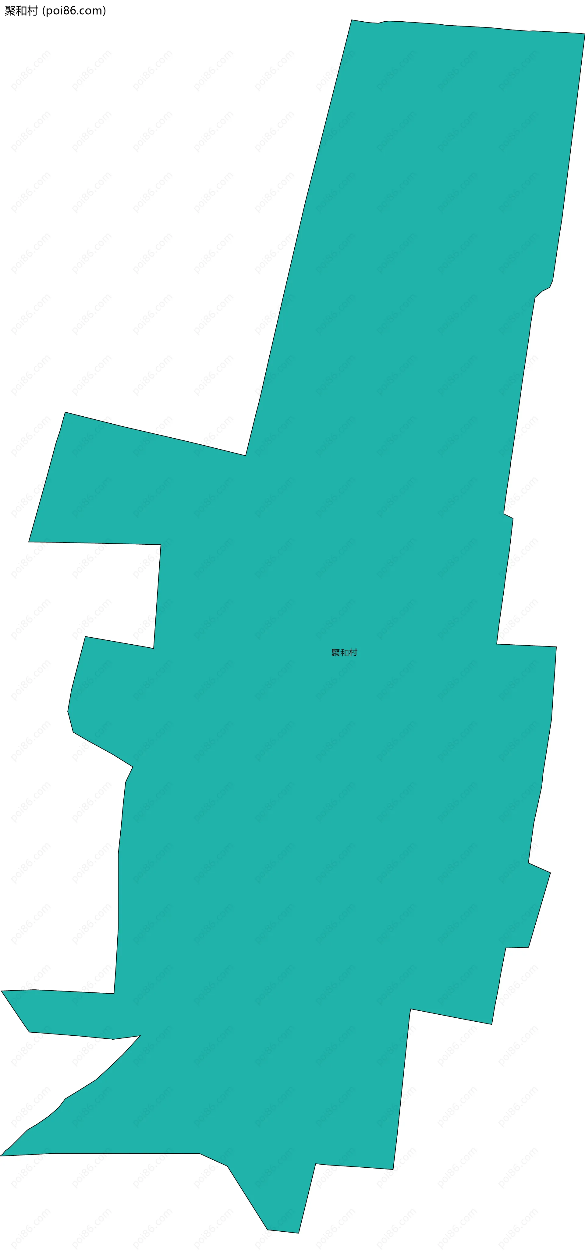 聚和村边界地图