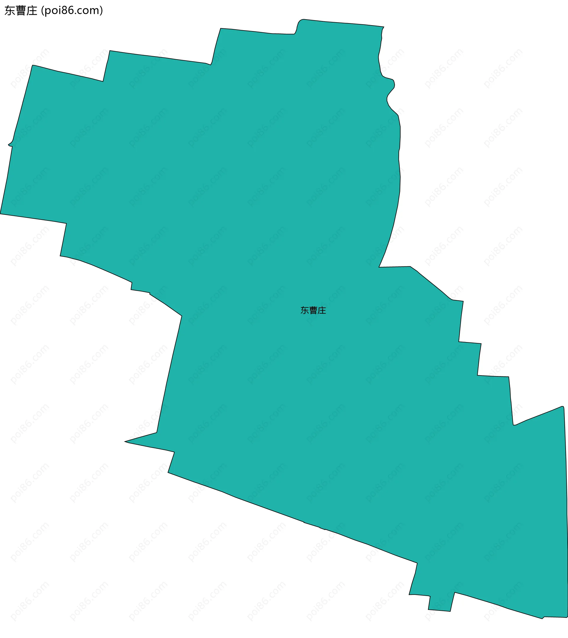 东曹庄边界地图