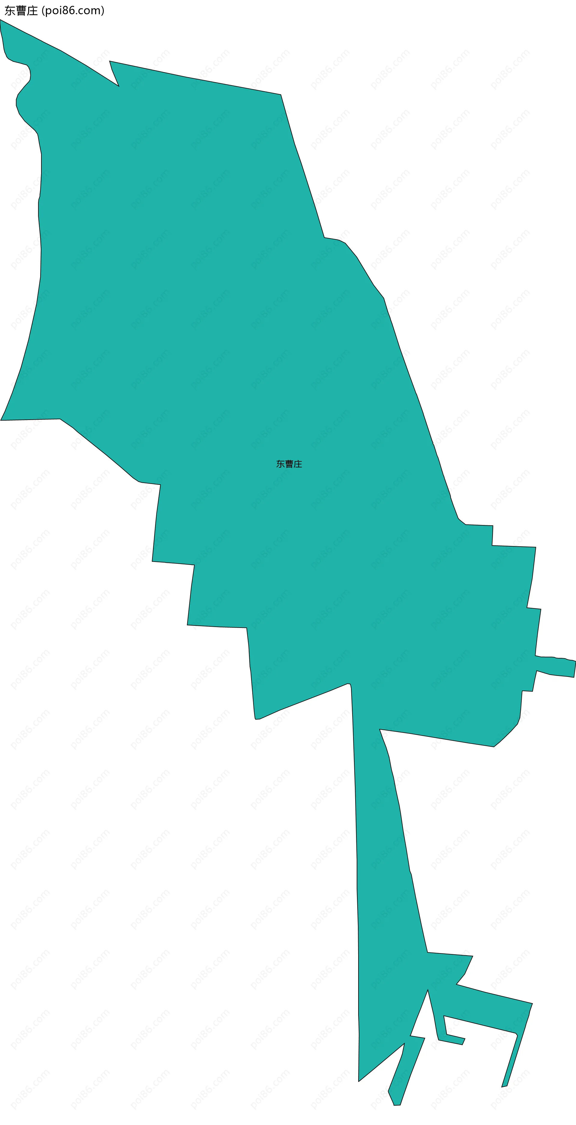 东曹庄边界地图