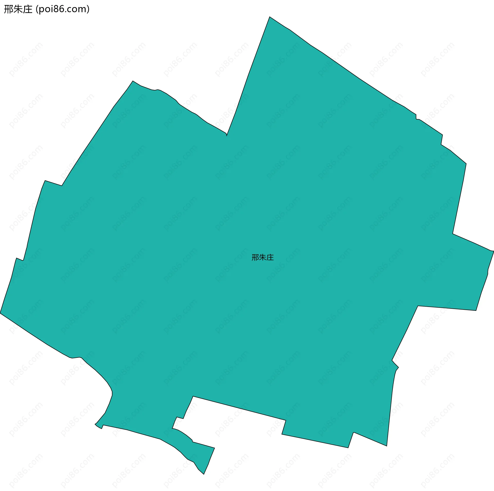 邢朱庄边界地图